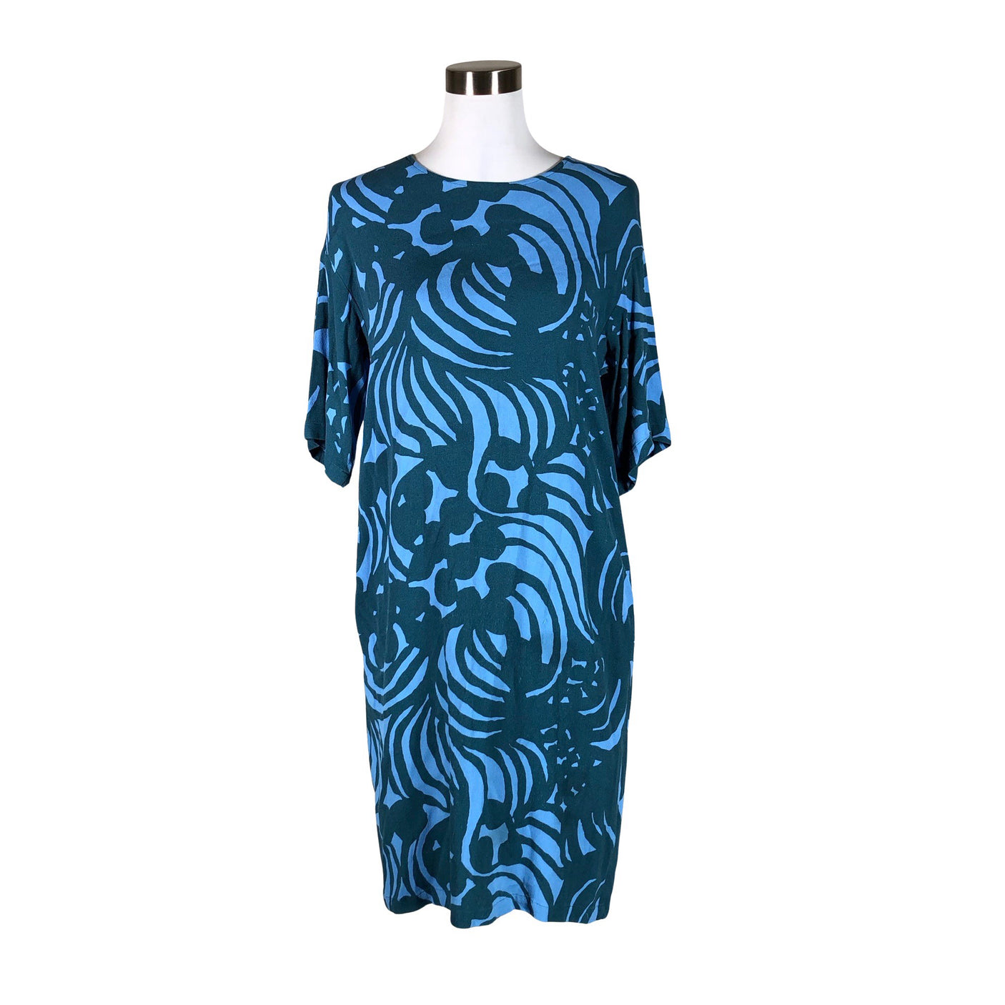 Unisex Marimekko - Schiffon dress, size 38 - Blue (1)