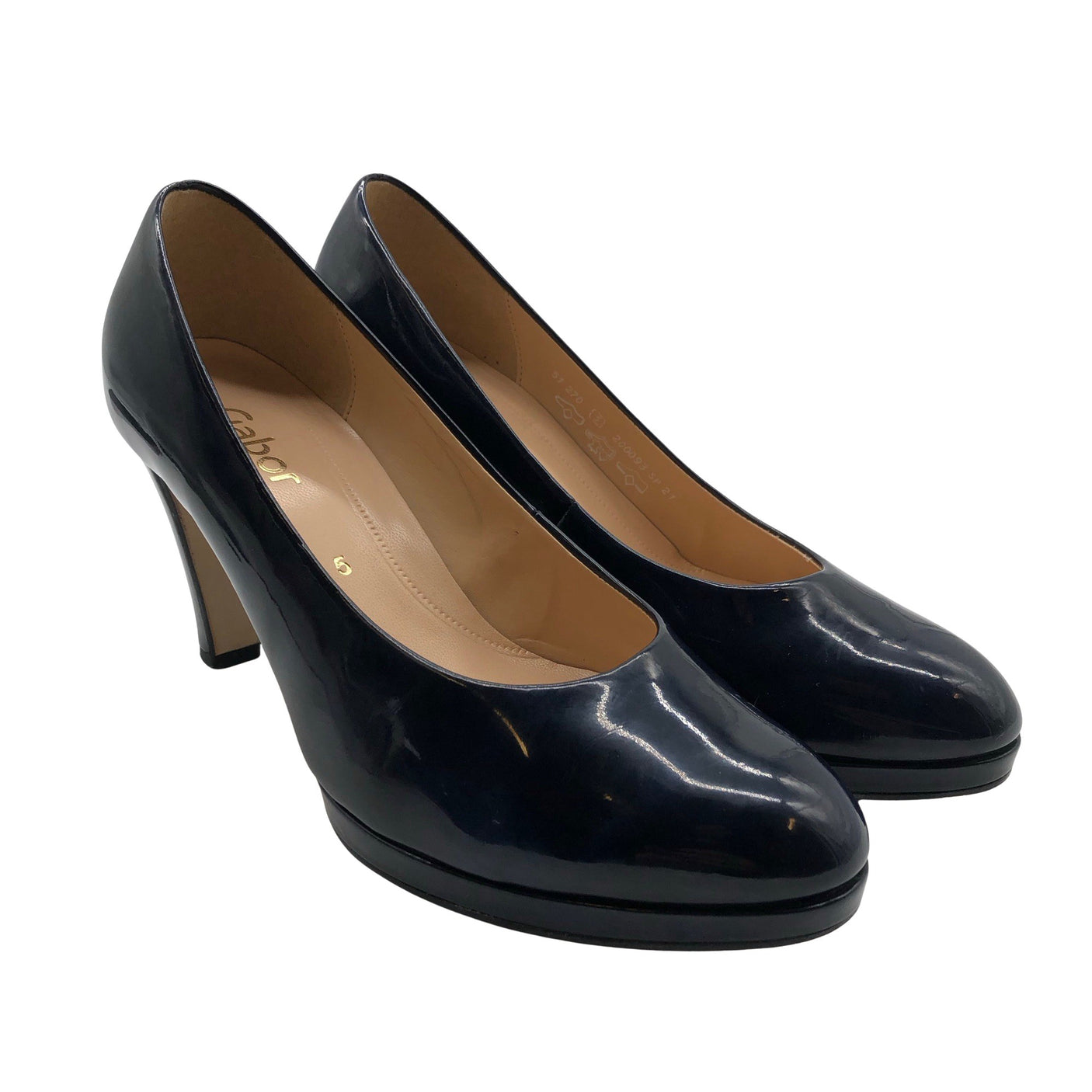 Unisex Gabor - High heels, size 38 - Blue (2)