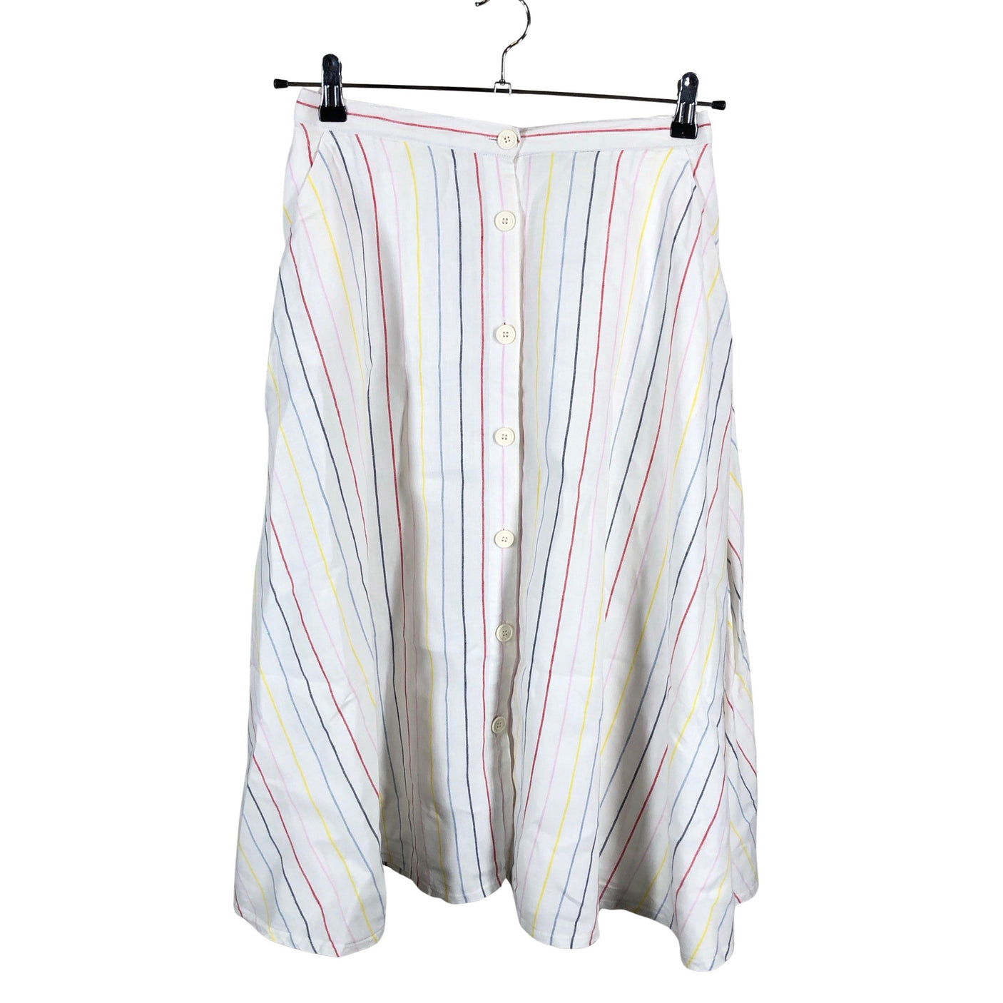 Unisex Benetton - Fabric skirt, size 38 - White (1)