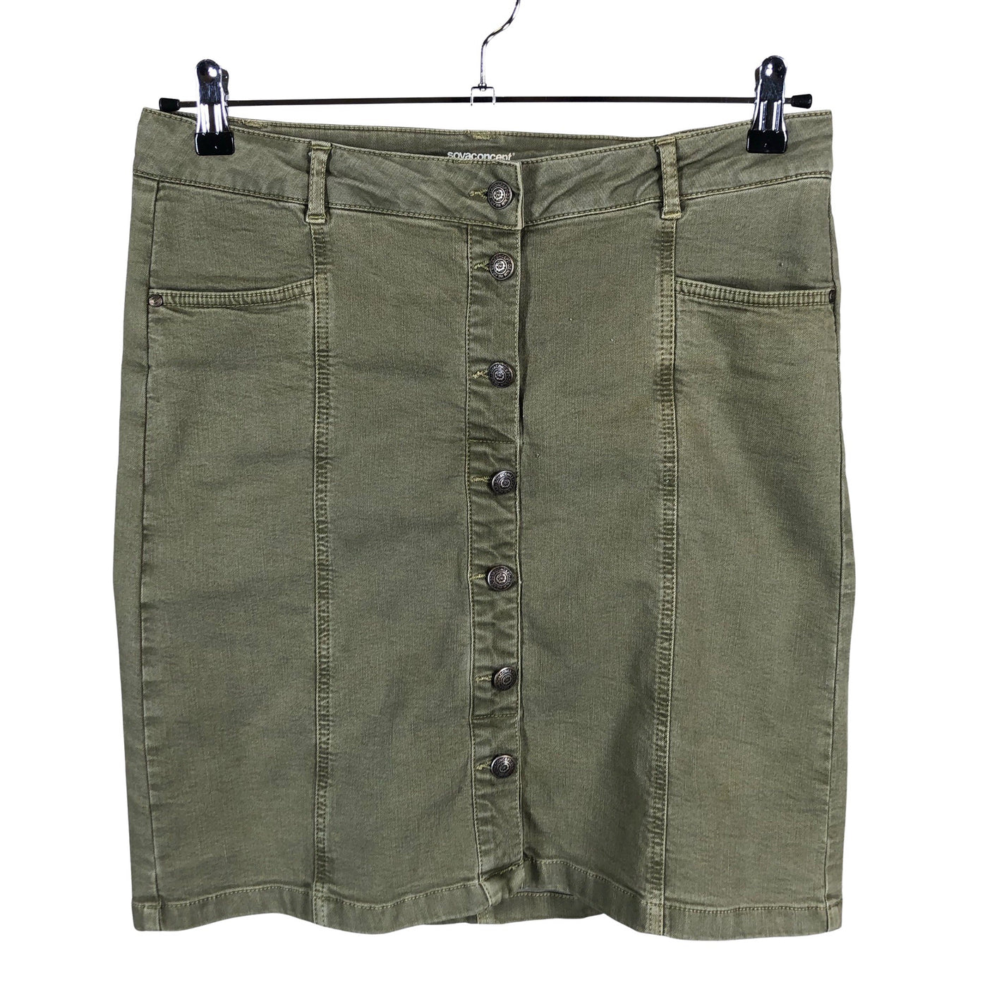 Unisex Soyaconcept - Fabric skirt, size 40 - Green (1)