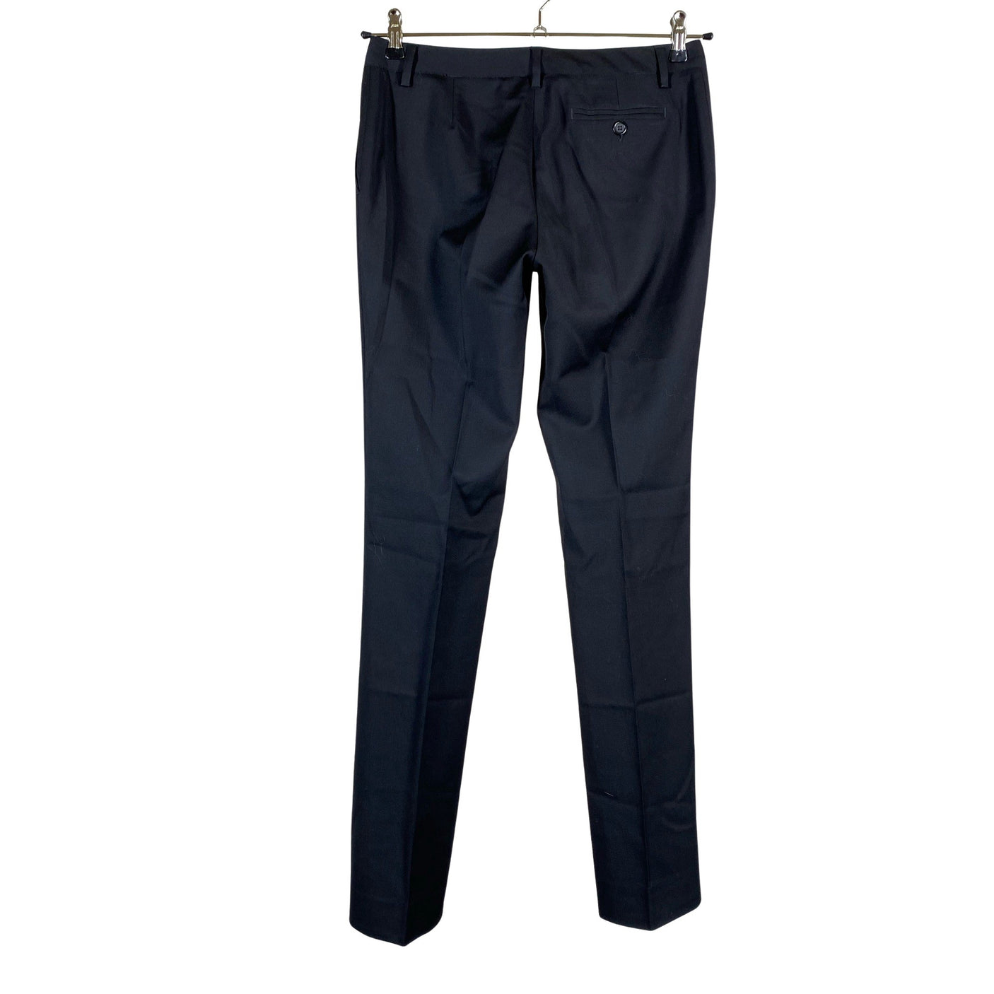 Unisex Massimo Dutti - Straight leg trousers, size 38 - Black (2)