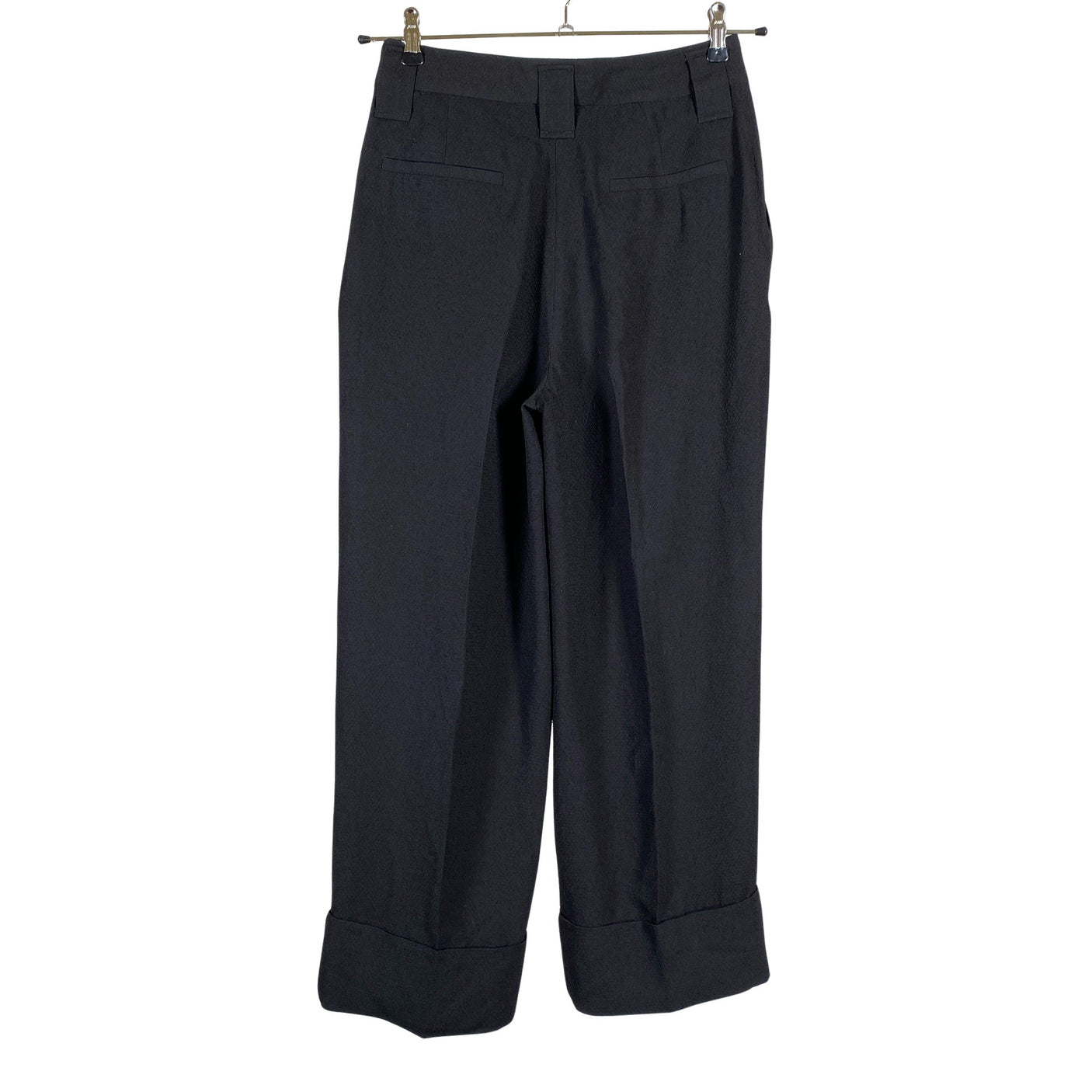 Unisex Ganni - Straight leg trousers, size 38 - Black (2)