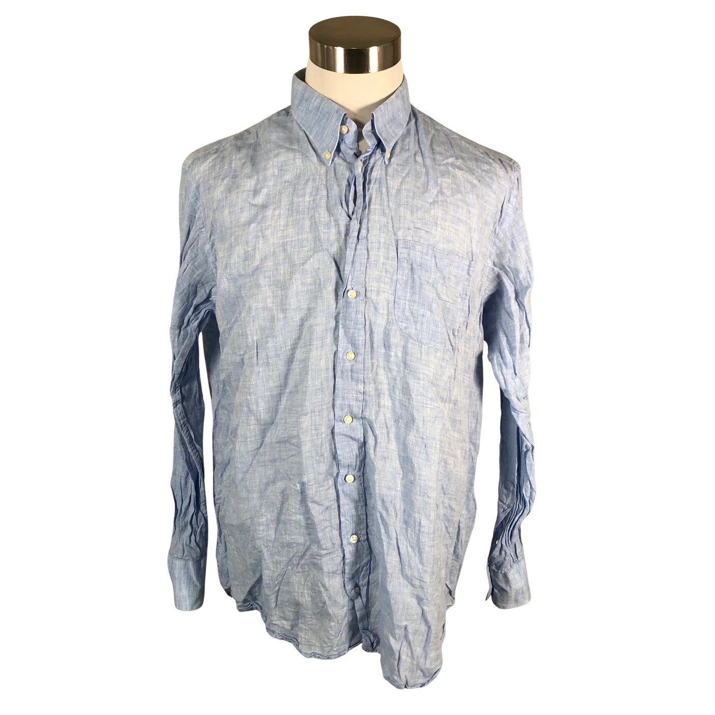 Unisex Asole&Bottoni - Collared shirt, size XXL - Light blue (1)
