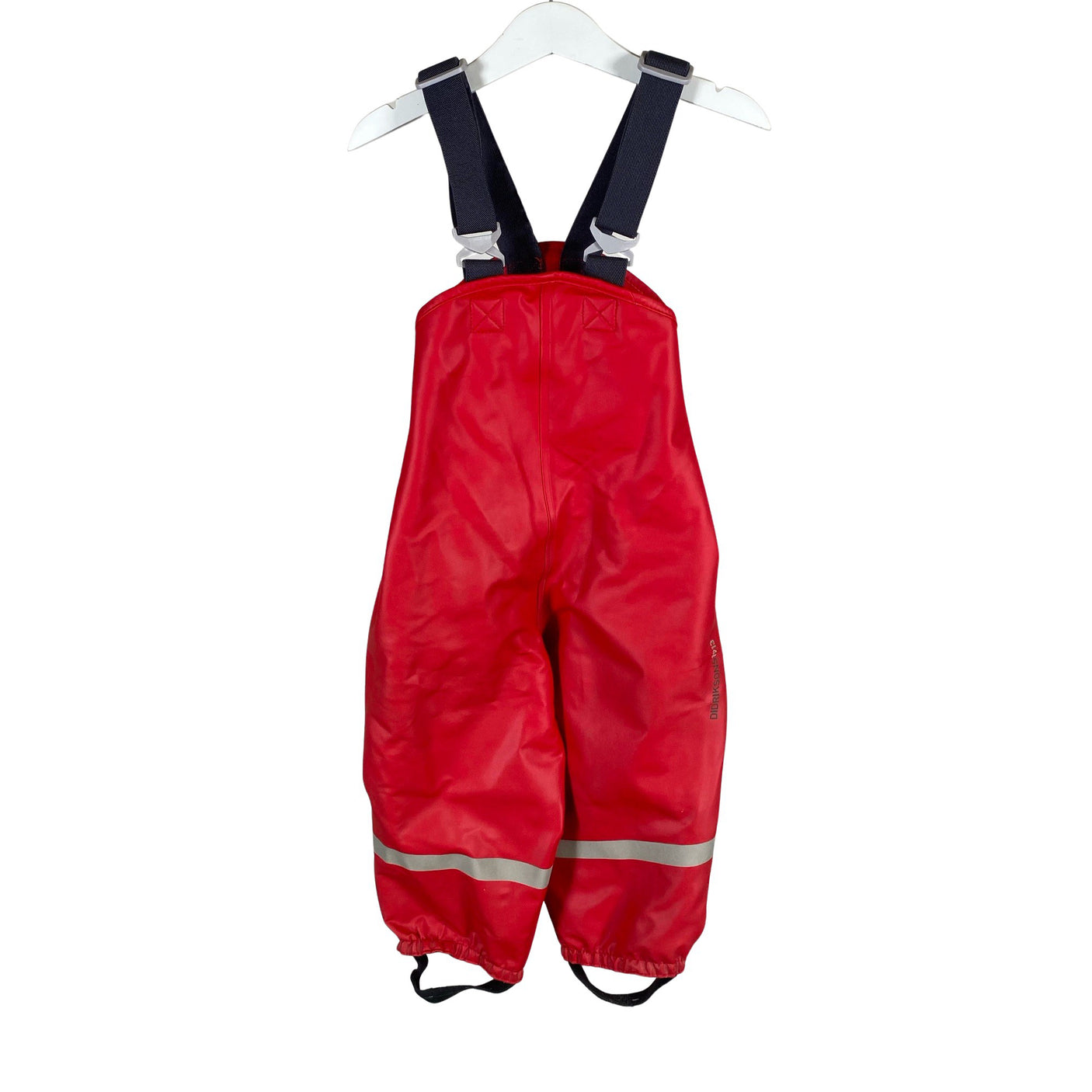 Unisex Didriksons - Rain trousers, size 74 - 80 - Red (1)