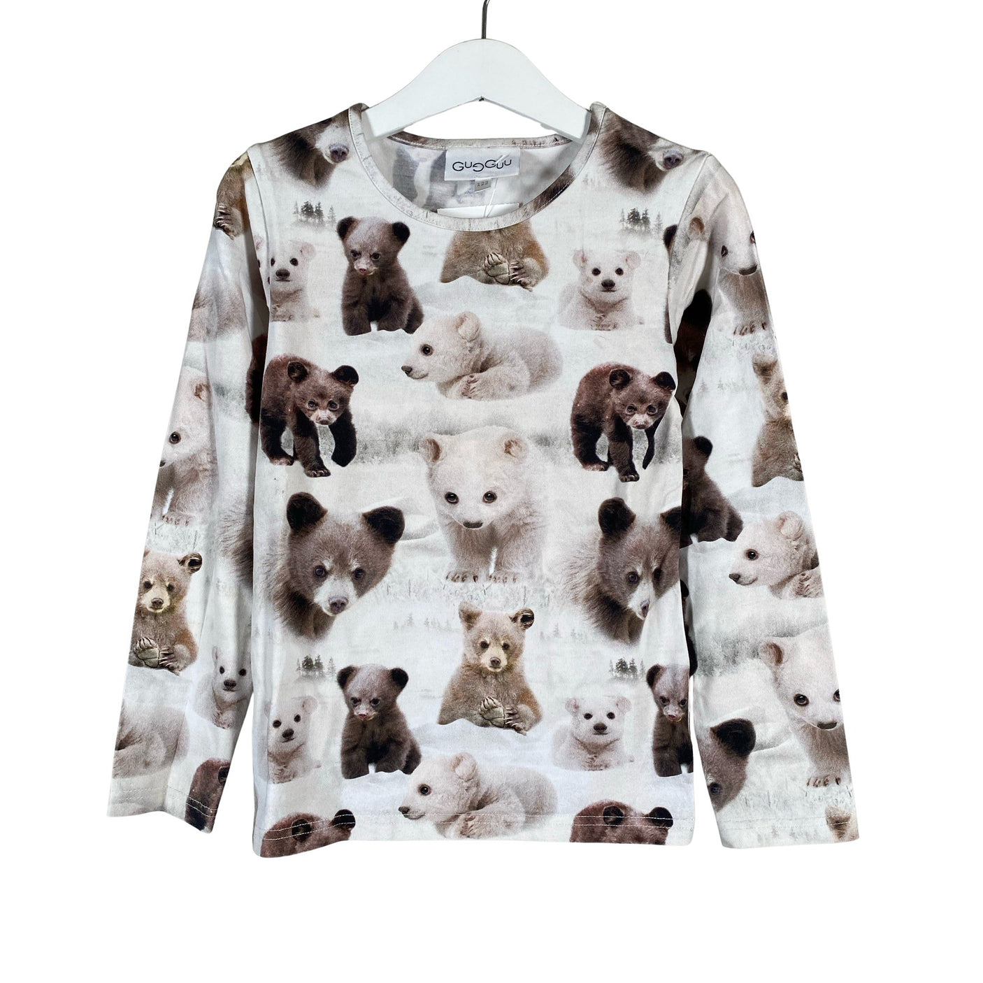 Unisex Gugguu - Tricot shirt, size 116 - 122 - White (1)