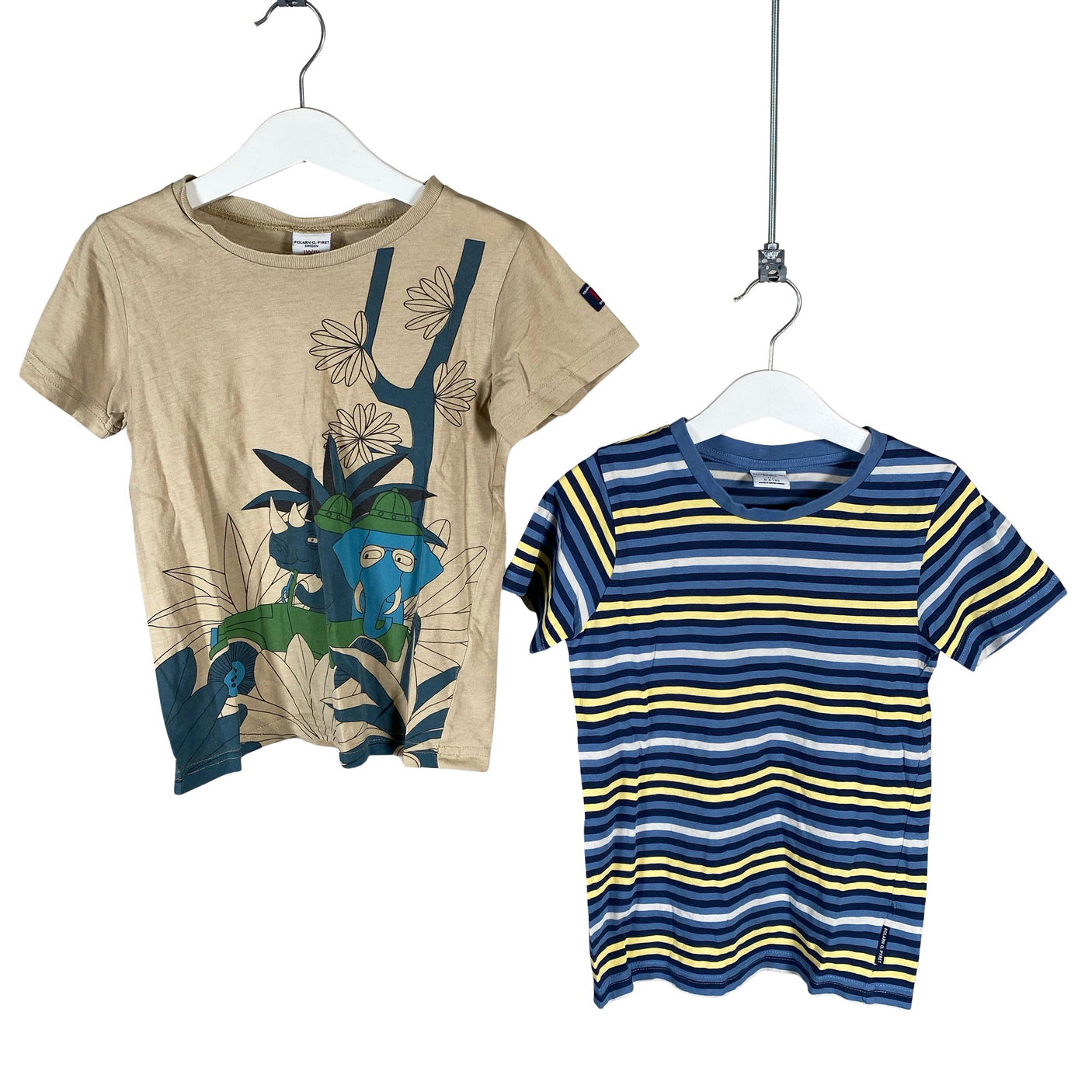 Unisex Polarn O. Pyret - T-shirt, size 110 - 116 - Brown (1)