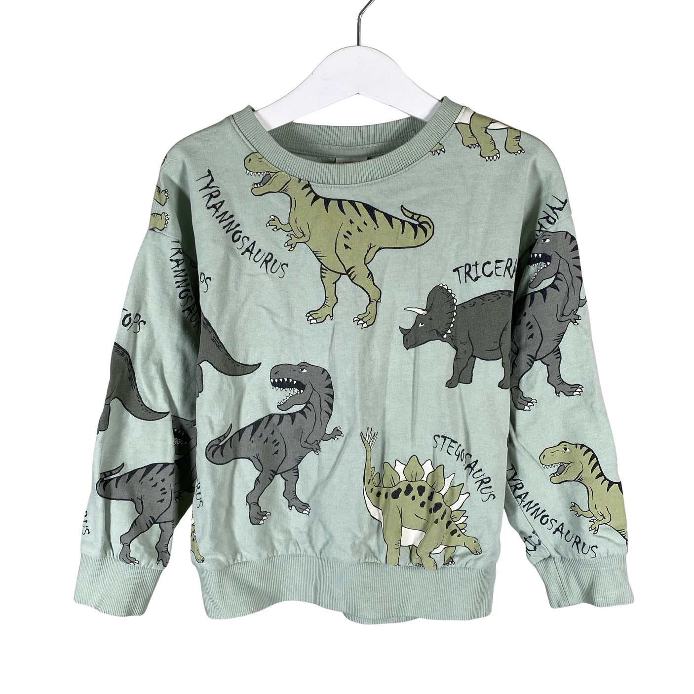 Unisex Lindex - Sweatshirt, size 110 - 116 - Green (1)