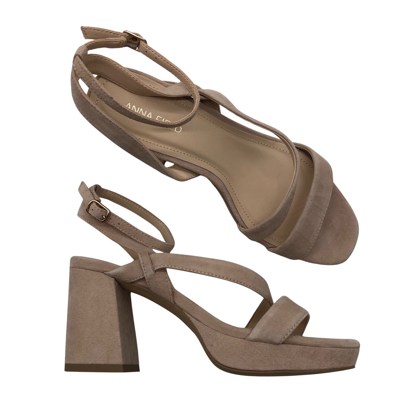 Unisex Anna Field - Heeled sandals, size 37 - Beige (1)