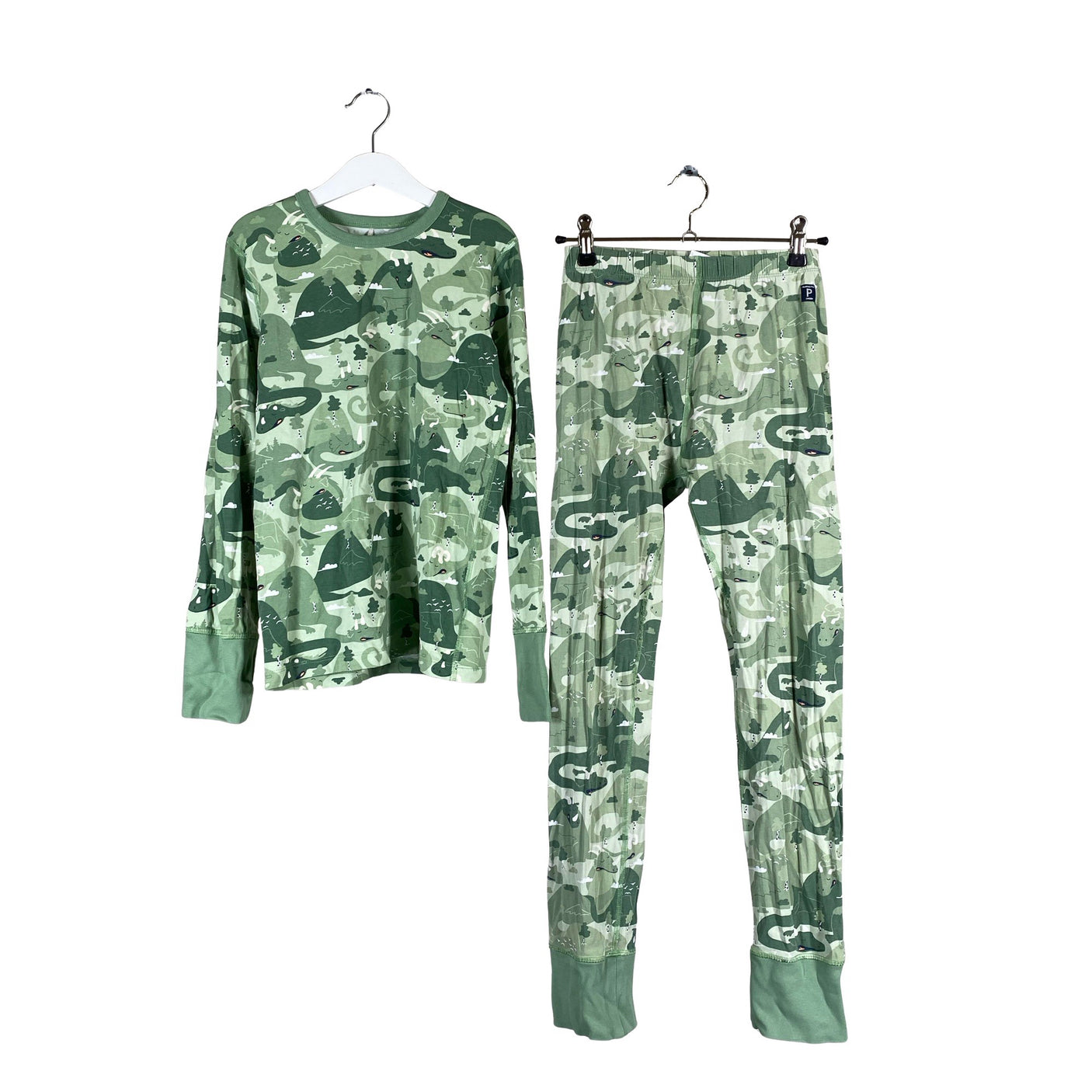 Unisex Polarn O. Pyret - Nightwear, size 134 - 140 - Green (1)