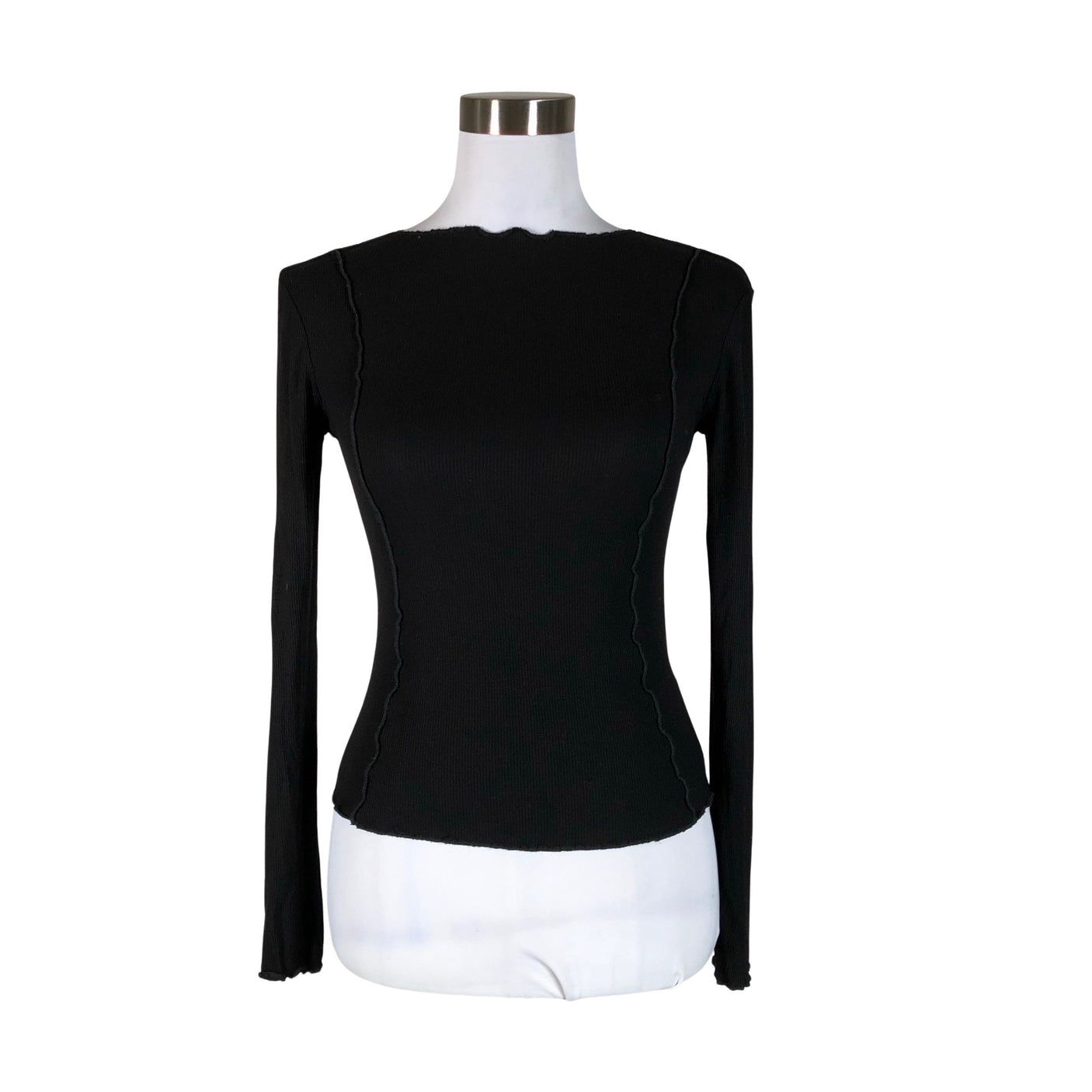 Unisex &Other Stories - Tricot shirt, size 34 - Black (1)