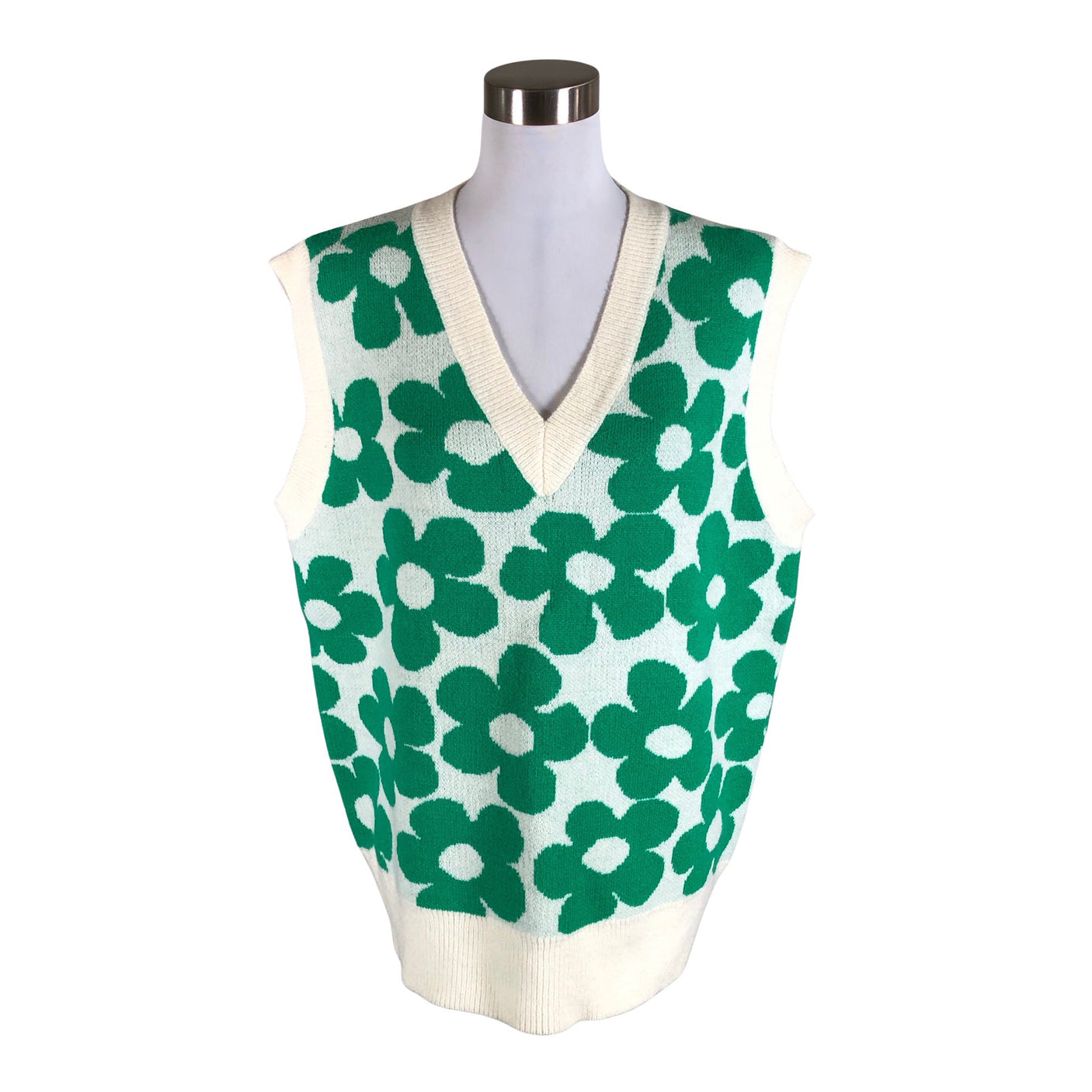 Unisex Fore - Knit vest, size 38 - Natural white (1)