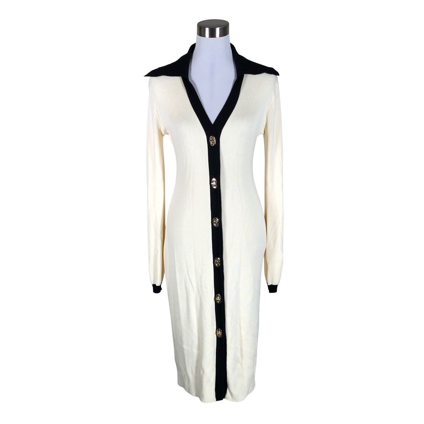 Unisex Commense - Knit dress, size 36 - Natural white (1)