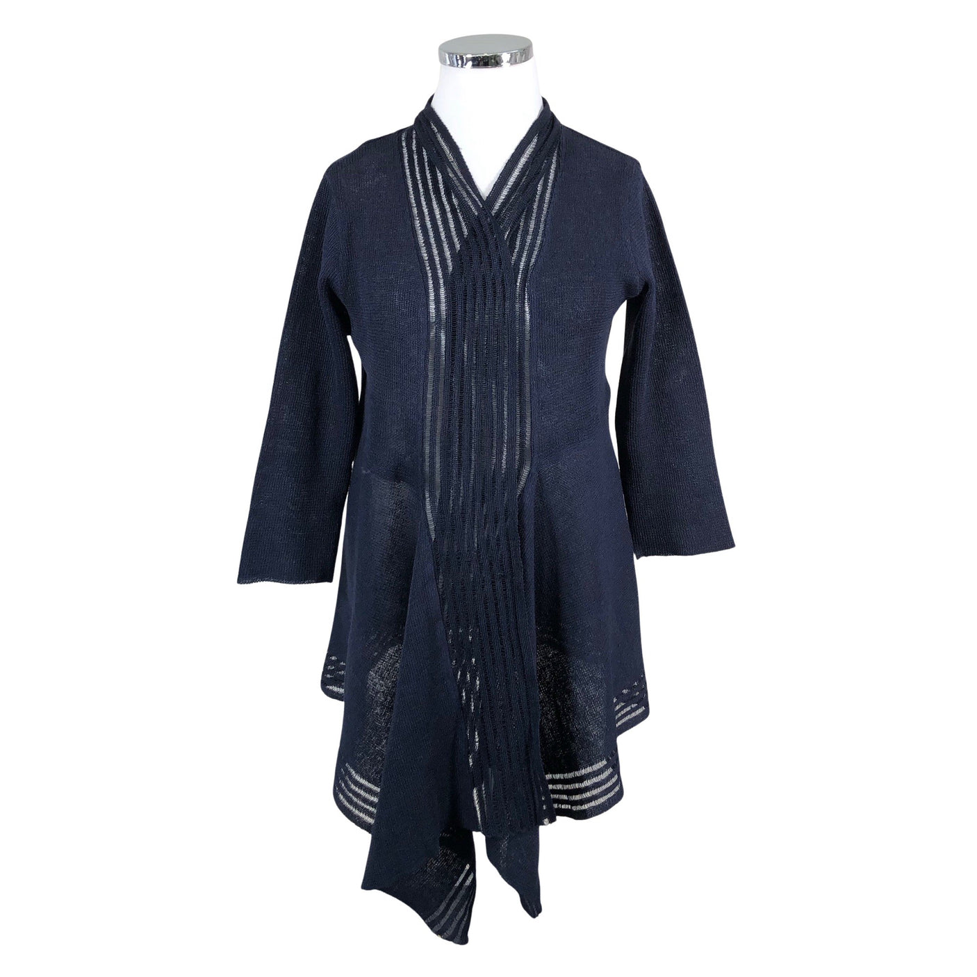 Unisex EgLinen - Cardigan, size 44 - Blue (1)