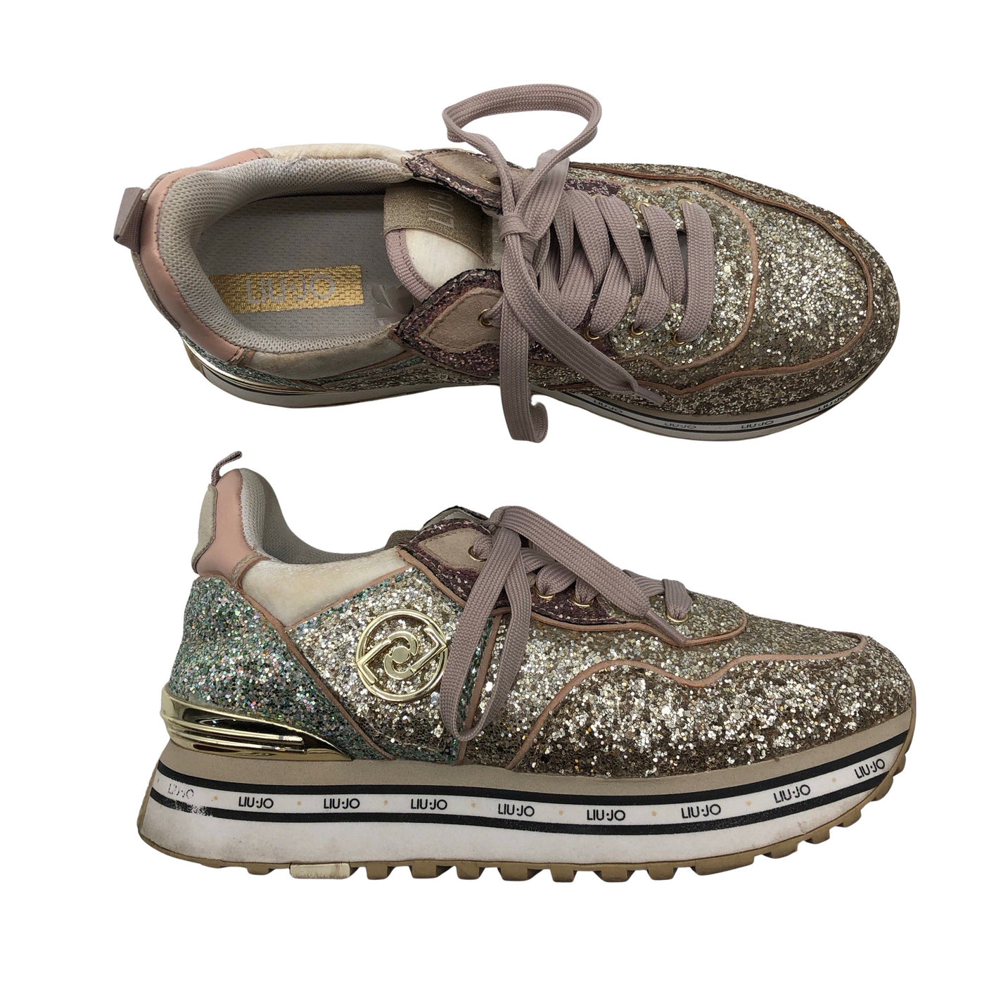 Unisex Liu Jo - Sneakers, size 39 - Gold (1)