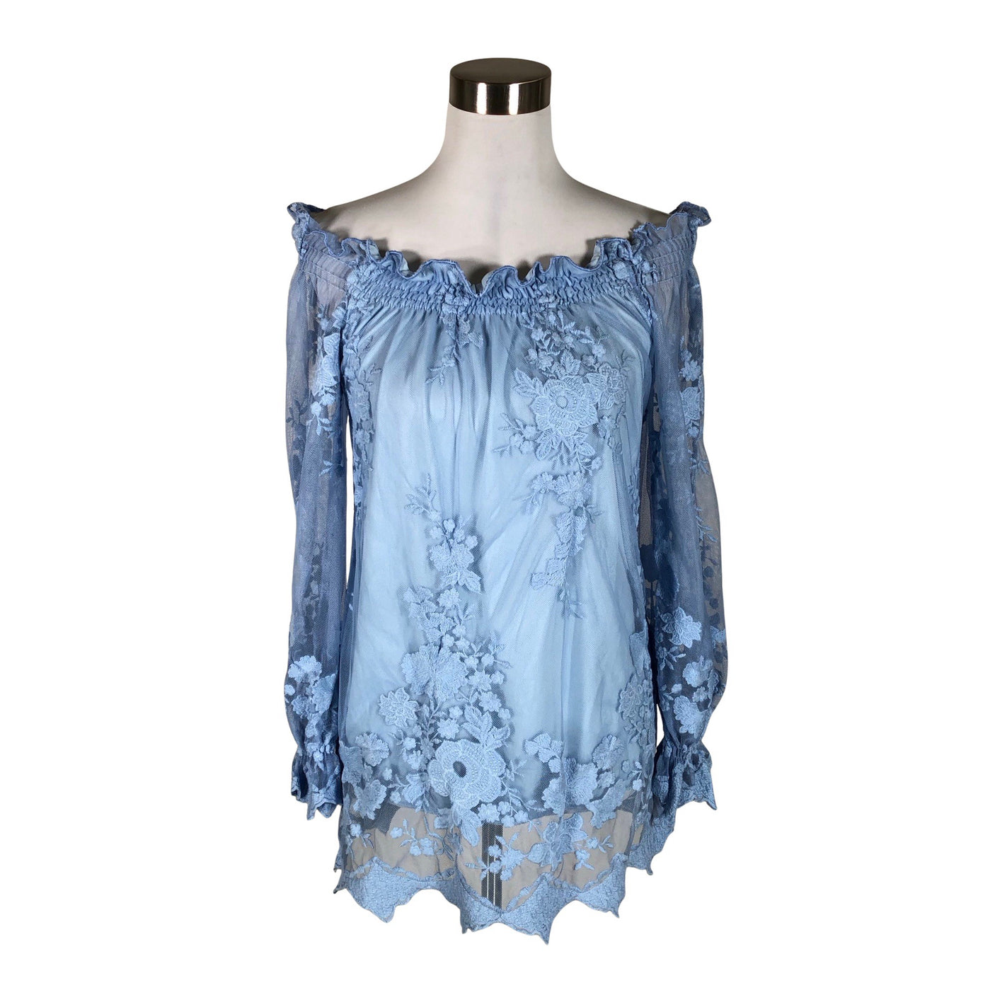 Unisex Courage.b - Blouse, size 38 - Light blue (1)