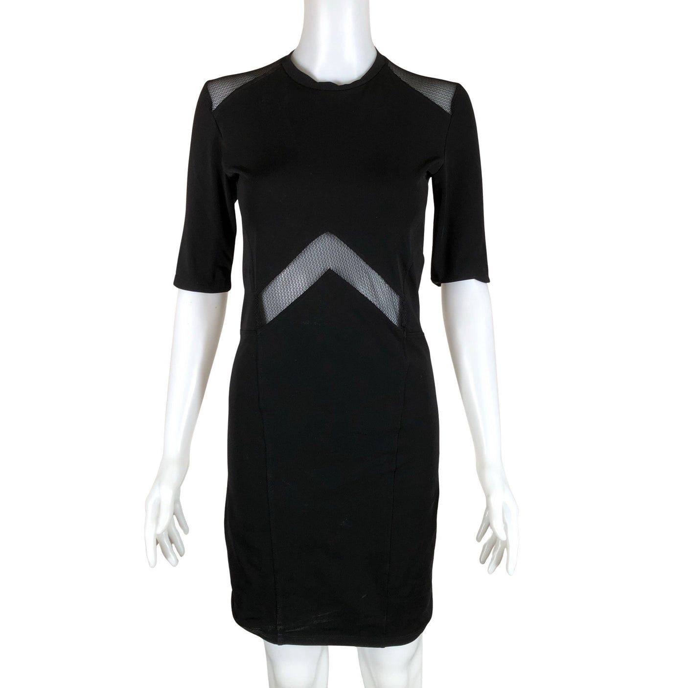 Unisex Pop Copenhagen - Tricot dress, size 36 - Black (1)