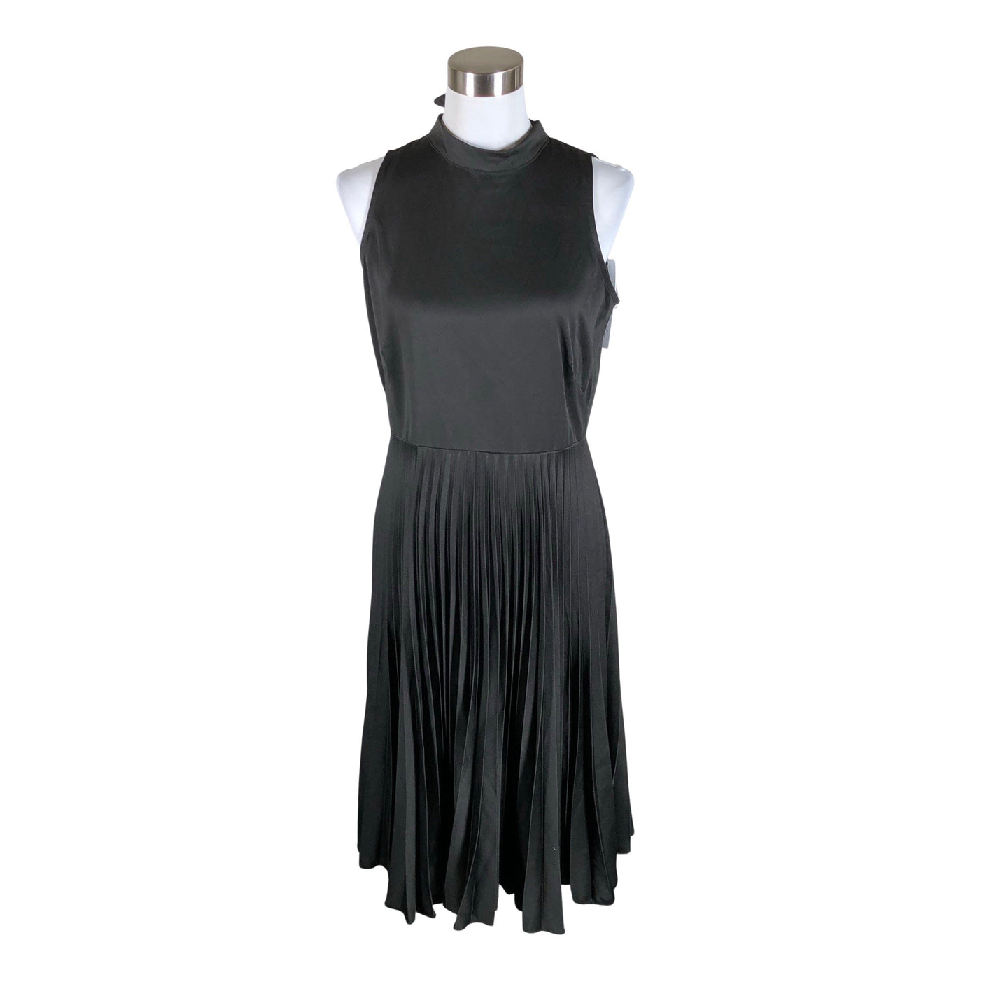 Unisex Closet London - Schiffon dress, size 40 - Black (1)