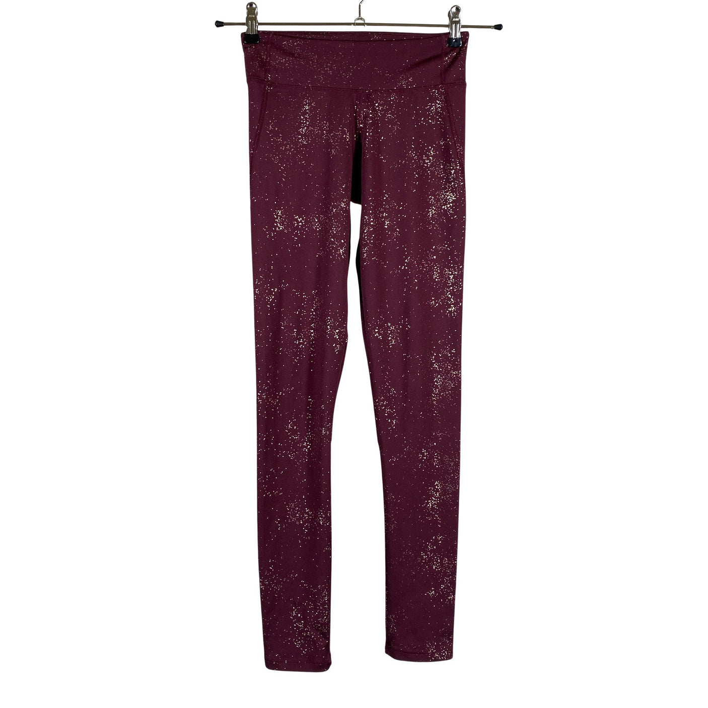 Unisex POMPdeLUX - Sports tights, size 164 - 170 - Wine red (1)
