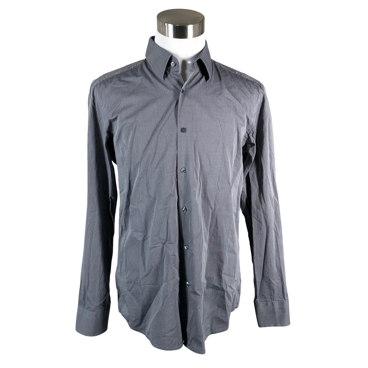 Unisex Hugo Boss - Collared shirt, size L - Gray (1)