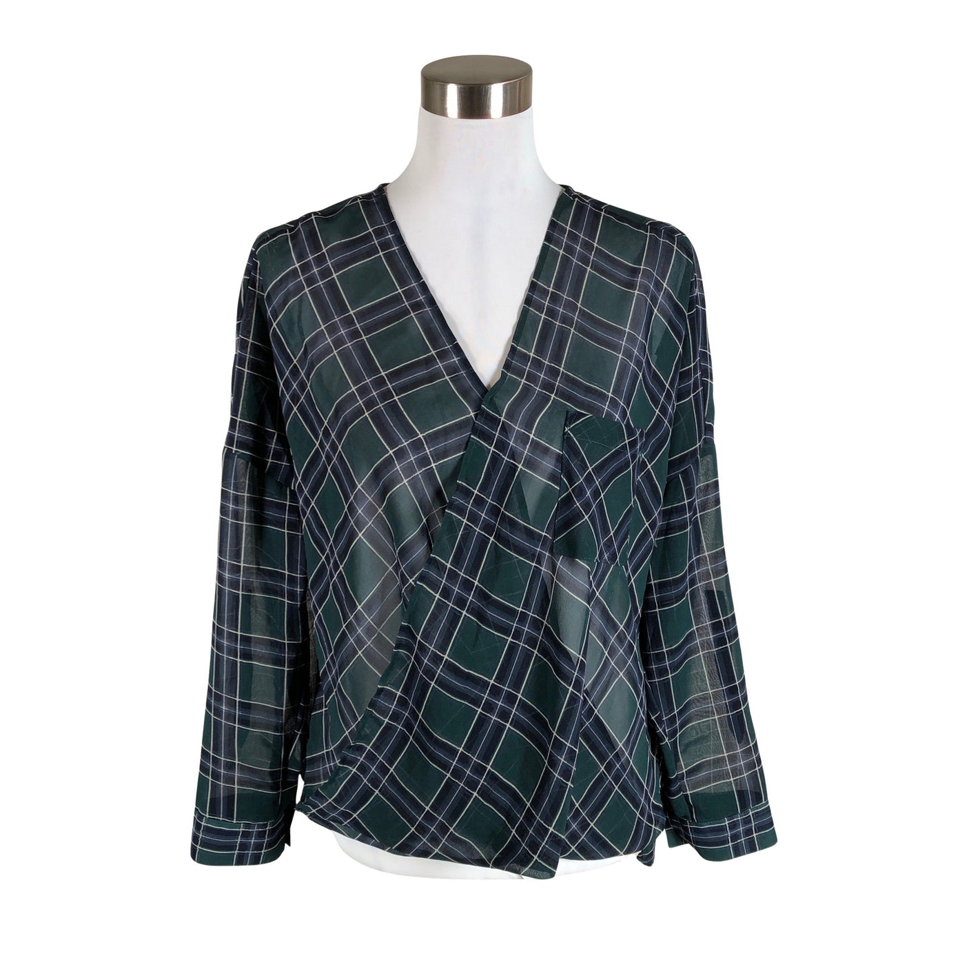 Unisex Lindex - Blouse, size 38 - Green (1)