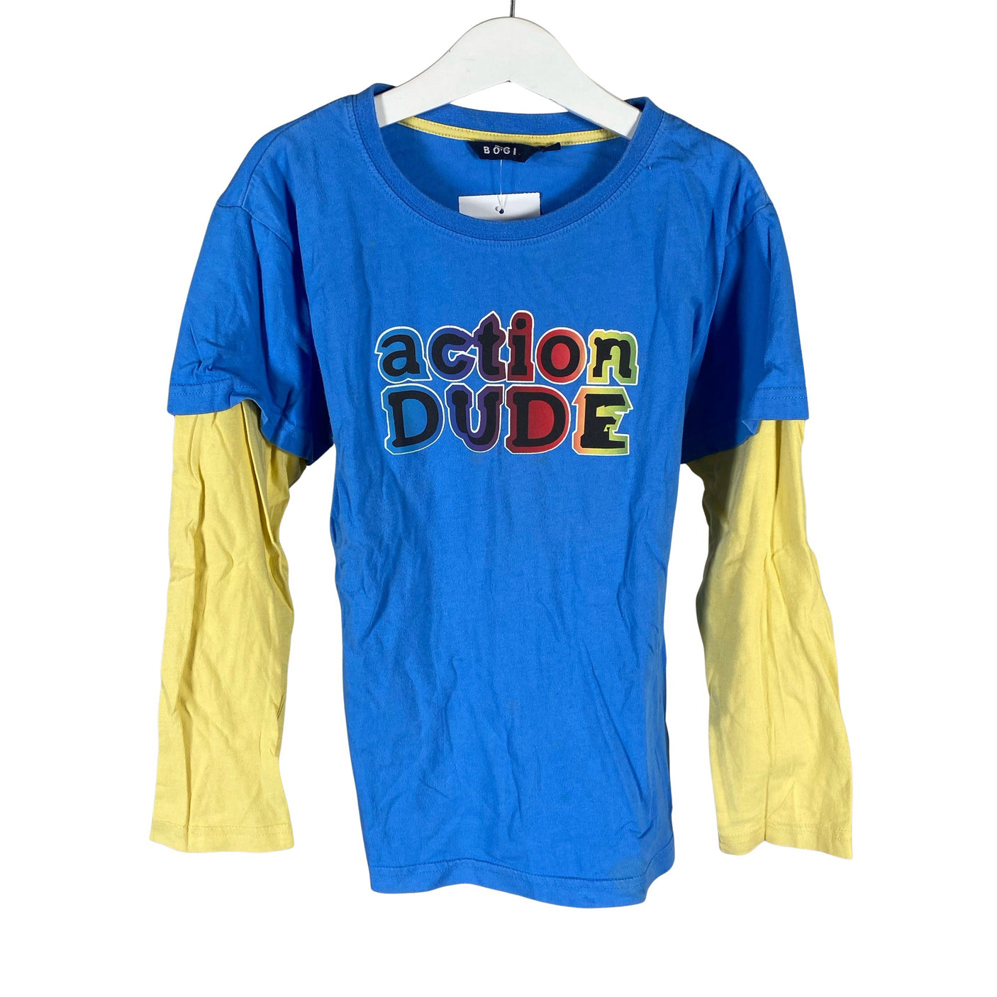 Unisex Bogi - Tricot shirt, size 122 - 128 - Blue (1)
