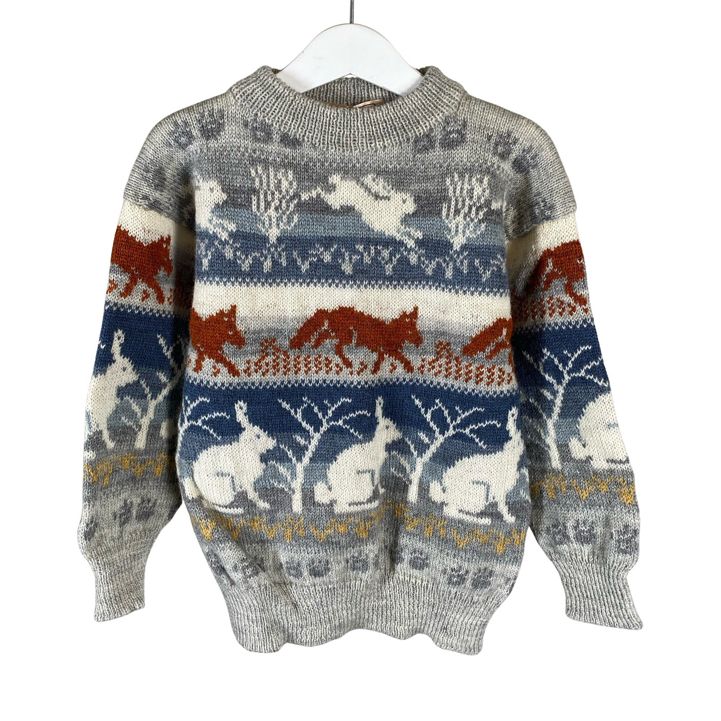Unisex Handmade - Sweater, size 134 - 140 - Gray (1)
