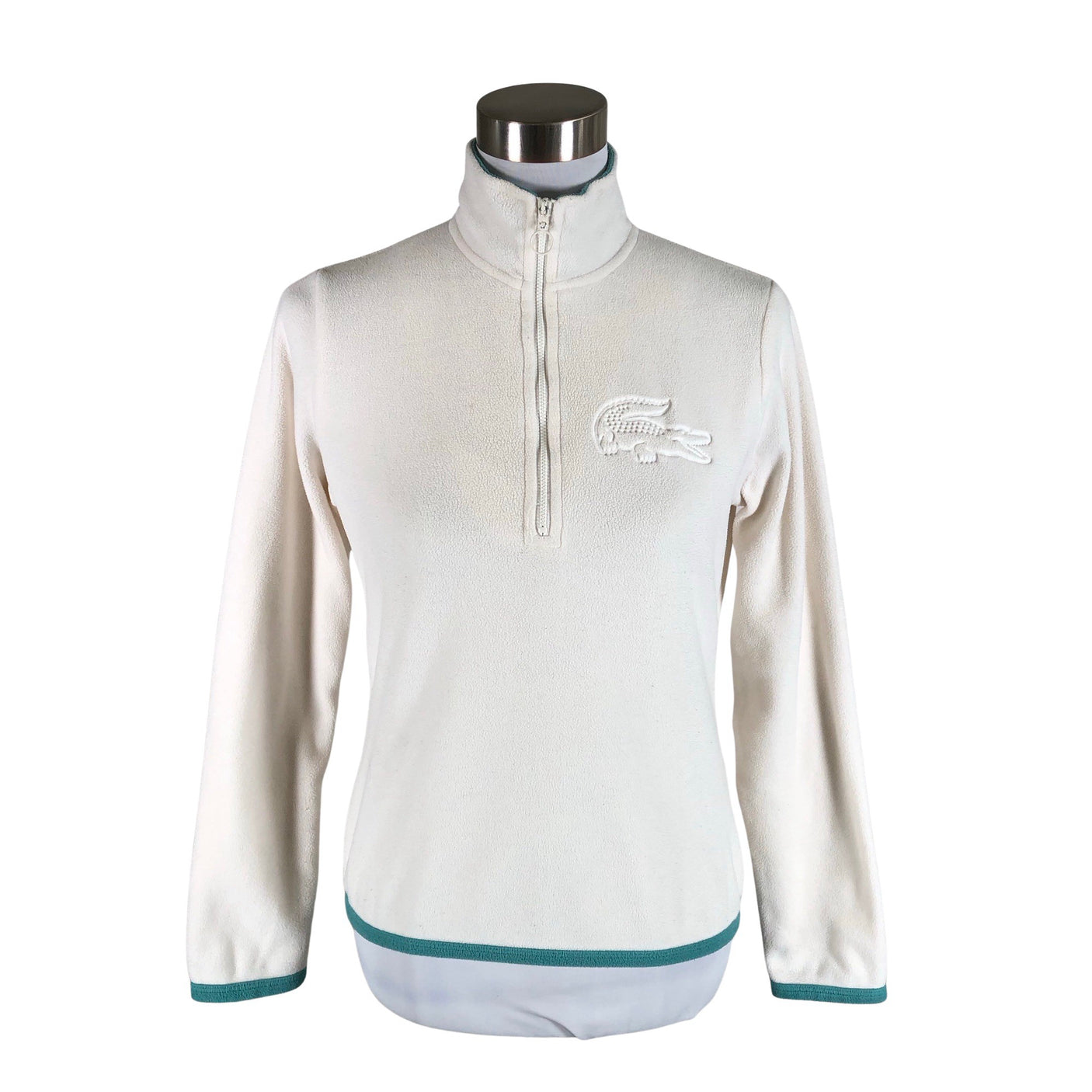 Unisex Lacoste - Fleece jacket, size 38 - White (1)