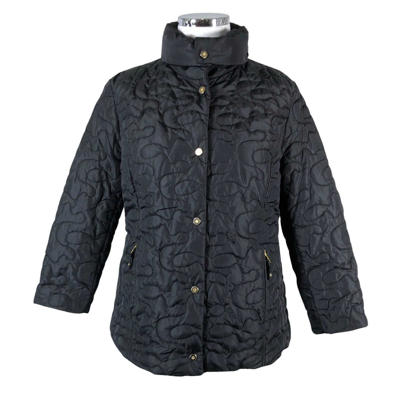 Unisex Concept UK - Quilted jacket, size 44 - Black (1)