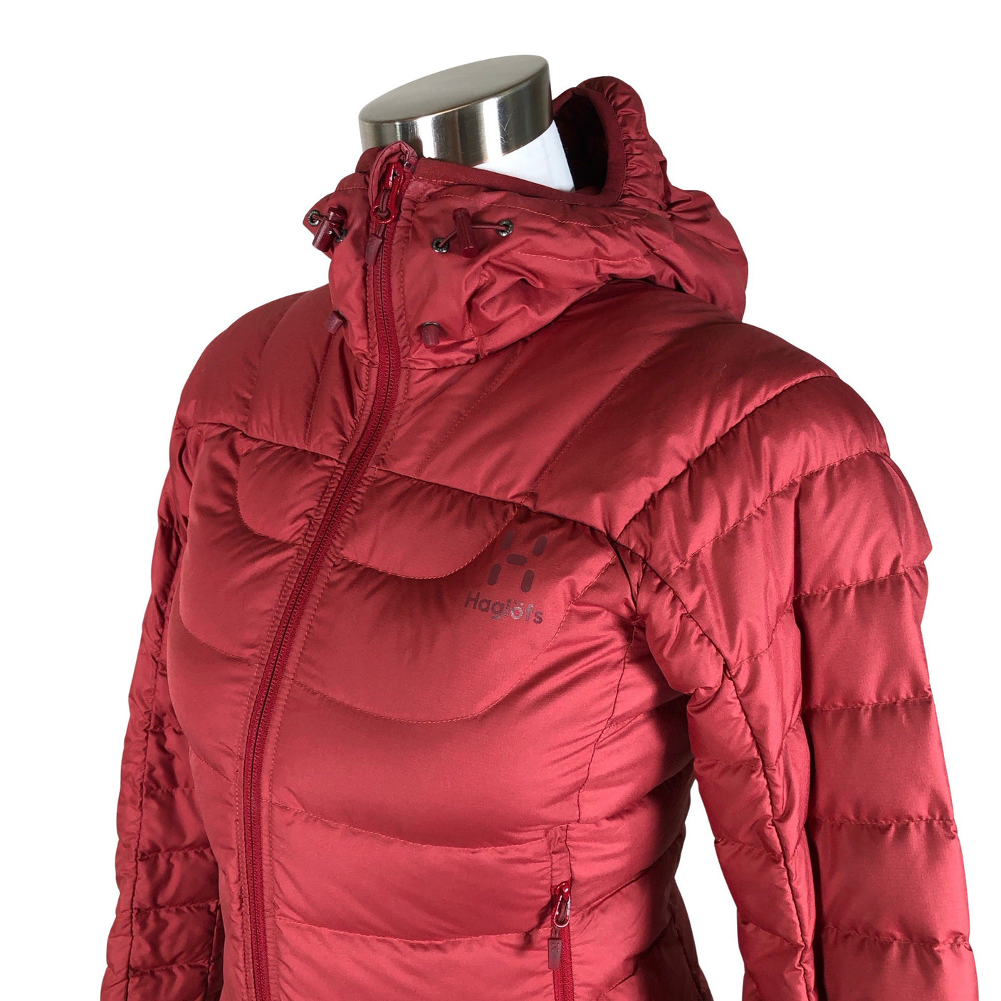 Unisex Haglöfs - Down jacket, size 34 - Red (3)