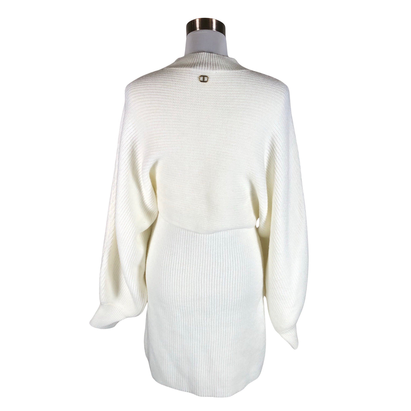 Unisex Twinset - Knit tunic, size 36 - White (2)