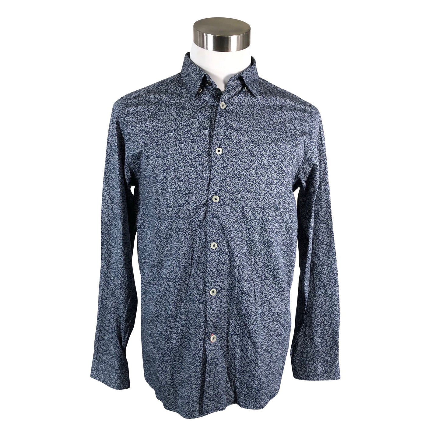 Unisex Ted Baker - Collared shirt, size L - Blue (1)