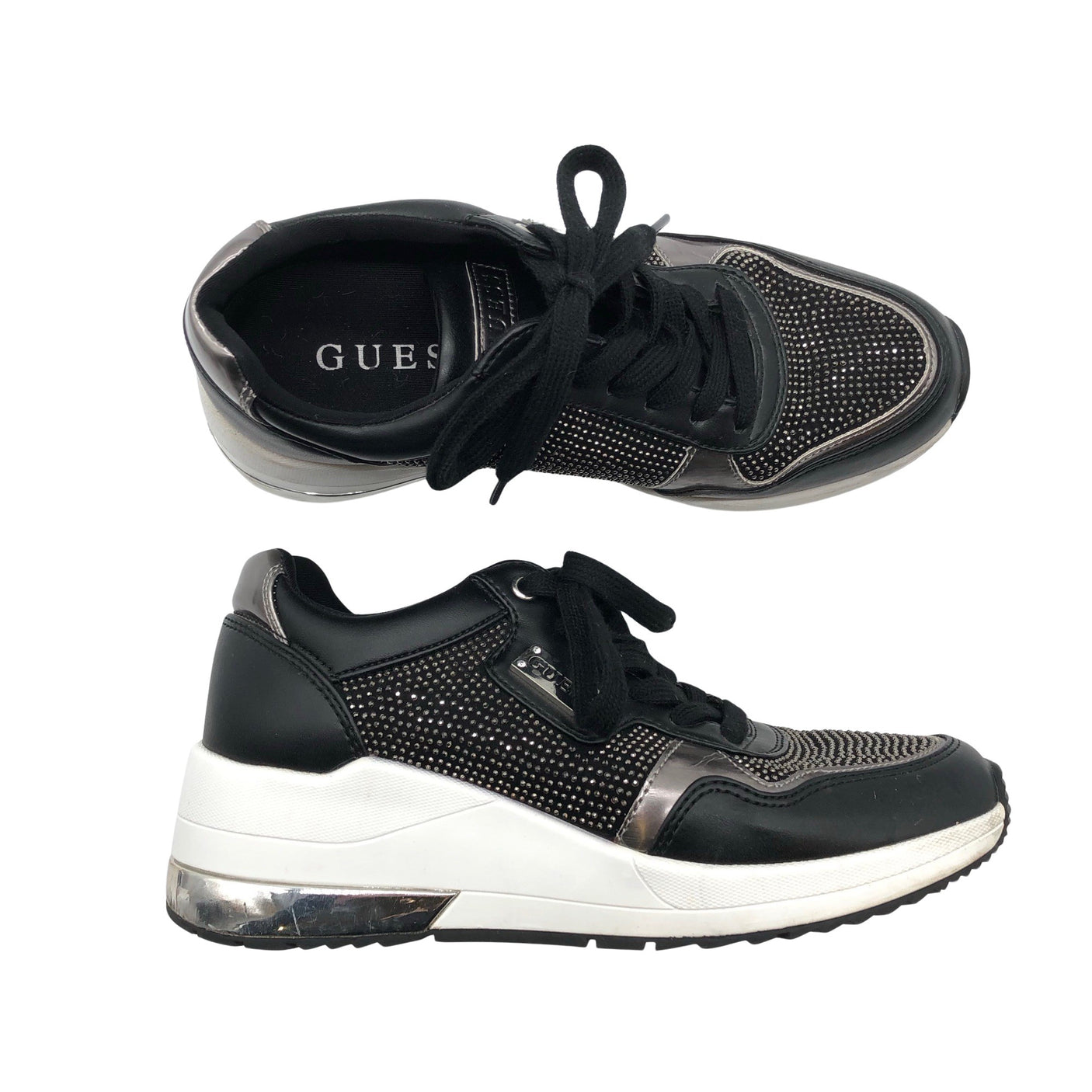 Unisex Guess - Casual sneakers, size 37 - Black (1)