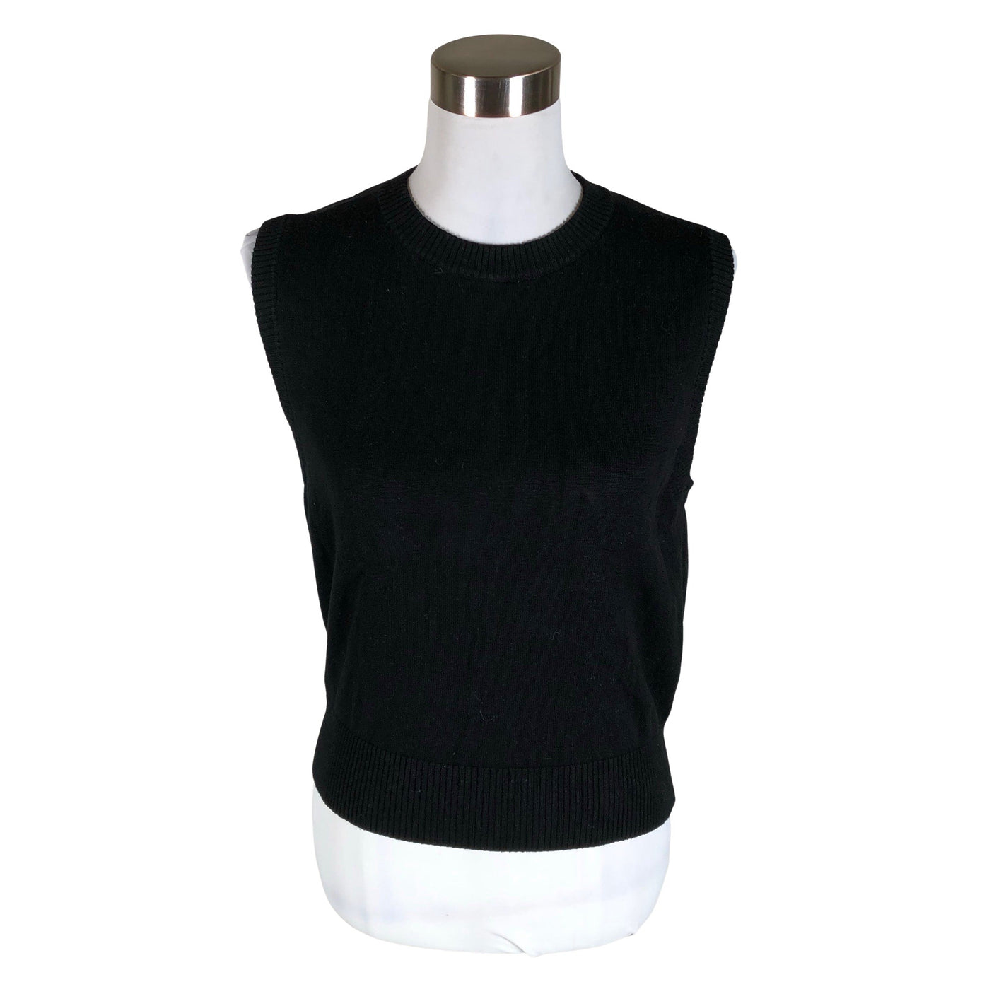Unisex Free Quent - Knit vest, size 36 - Black (1)