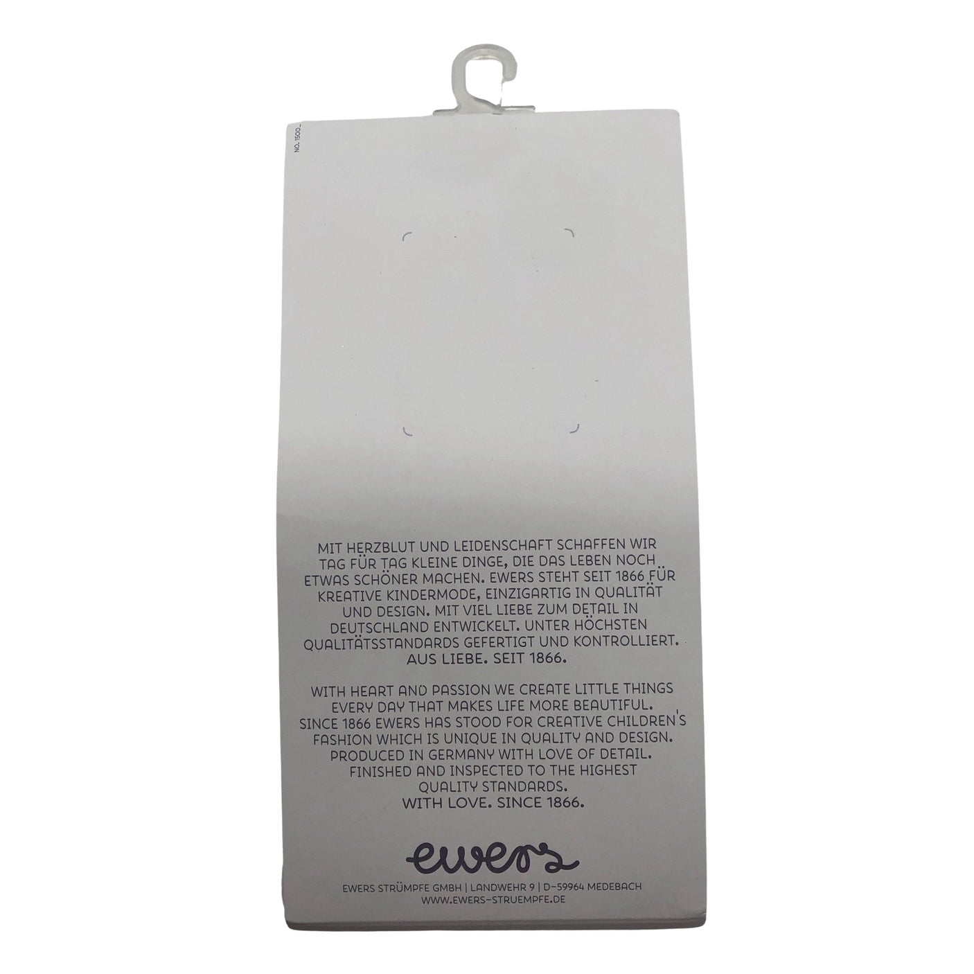 Unisex Ewers - Stockings, thin, size 134 - 140 - White (2)