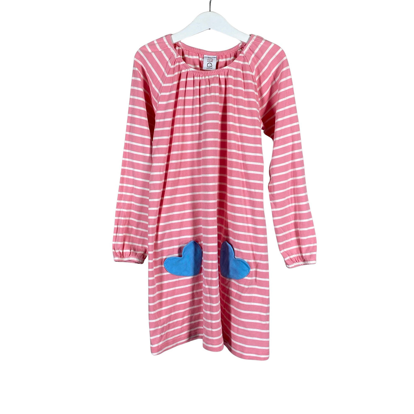 Unisex POMPdeLUX - Tricot dress, size 122 - 128 - Light pink (1)