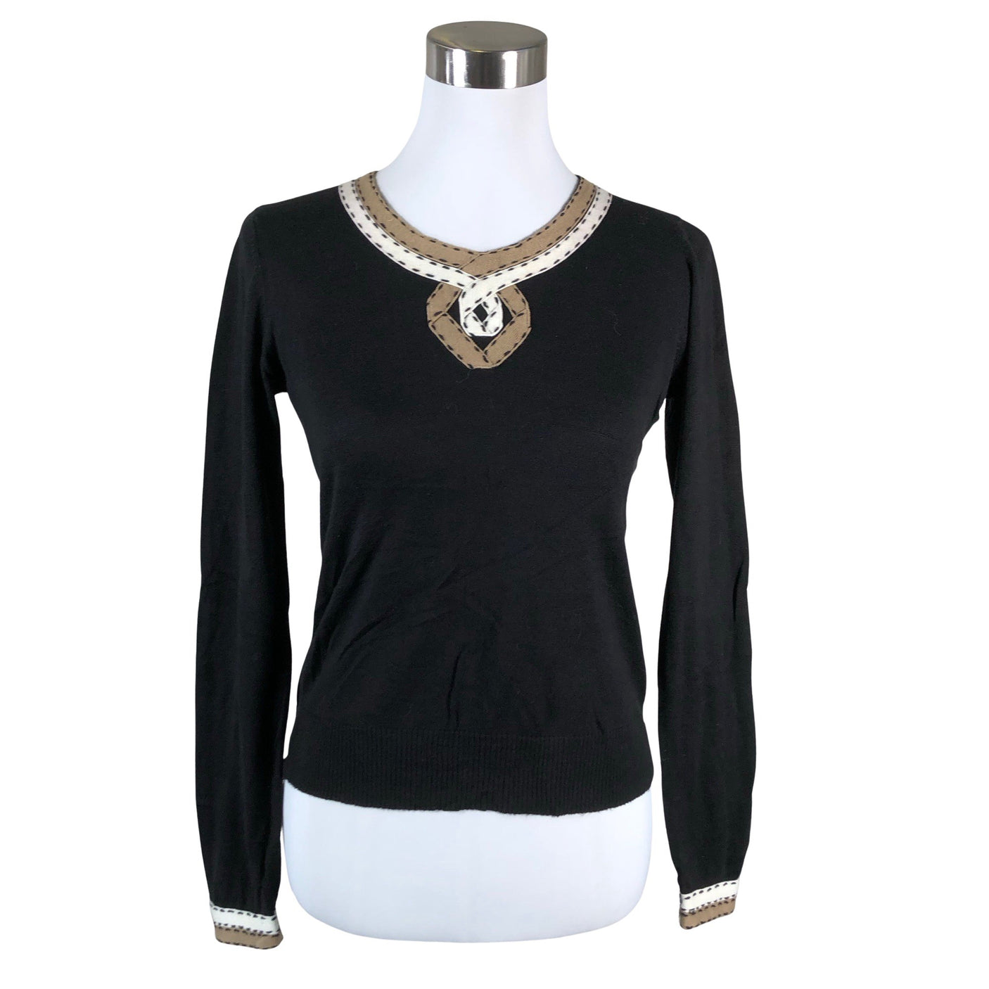 Unisex Bandolera - Sweater, size 38 - Black (1)