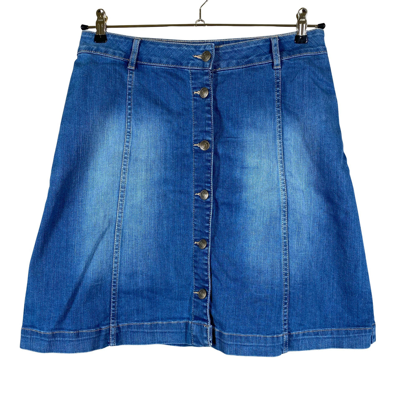 Unisex Lindex - Denim skirt, size 38 - Blue (1)