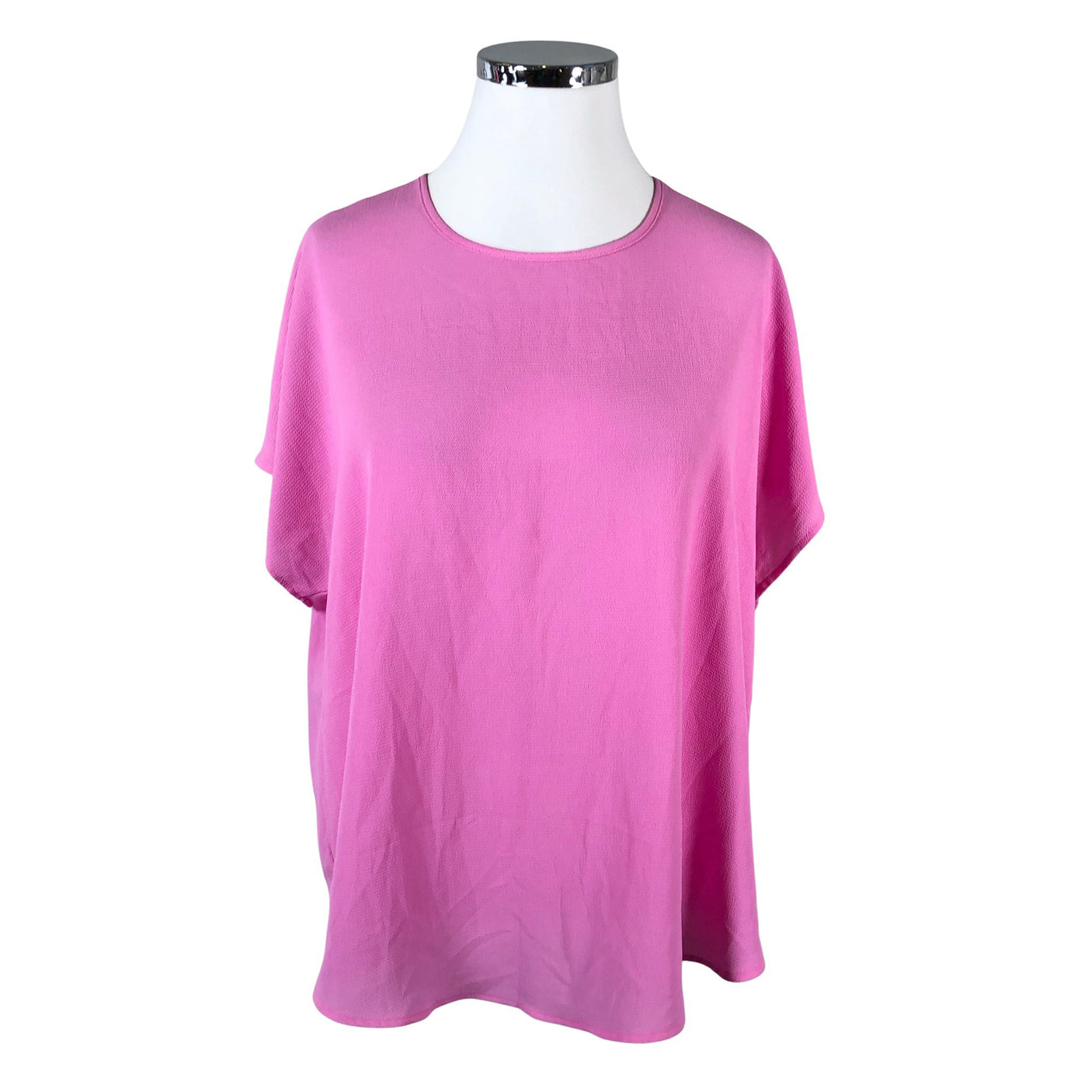 Unisex Zizzi - Short-sleeved blouse, size 44 - Light pink (1)