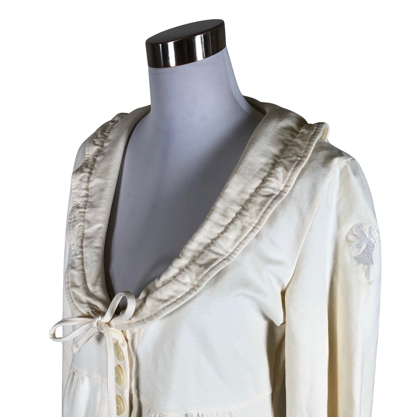 Unisex House of Lola - Sweat jacket, size 40 - Natural white (2)