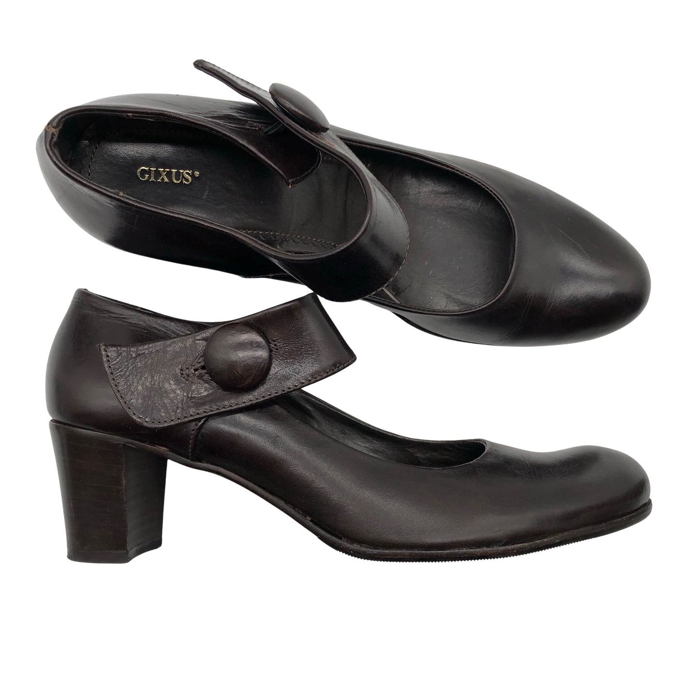 Unisex Gixus - High heels, size 41 - Brown (1)