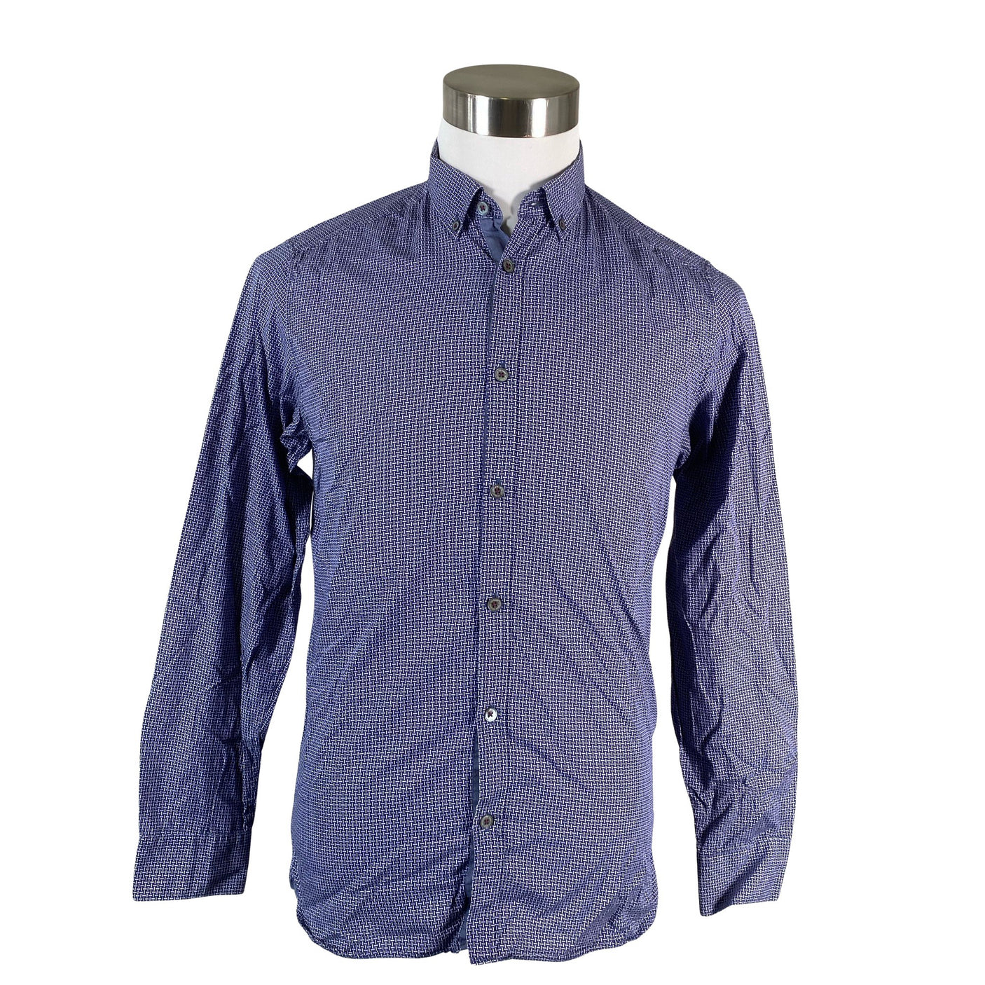 Unisex Ted Baker - Collared shirt, size M - Blue (1)