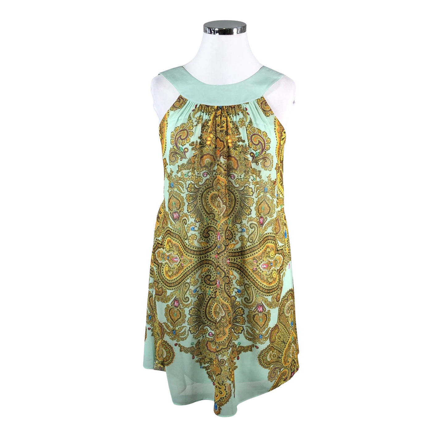 Unisex Ted Baker - Schiffon dress, size 42 - Turquoise (1)
