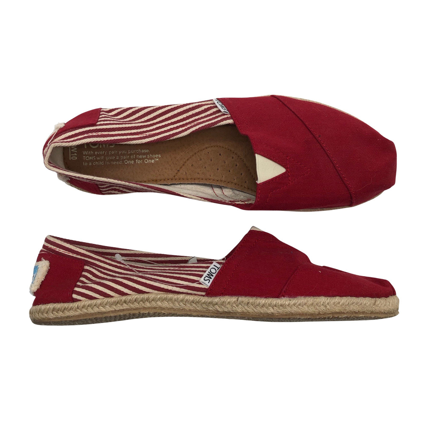 Unisex Toms - Loafers, size 41 - Red (1)