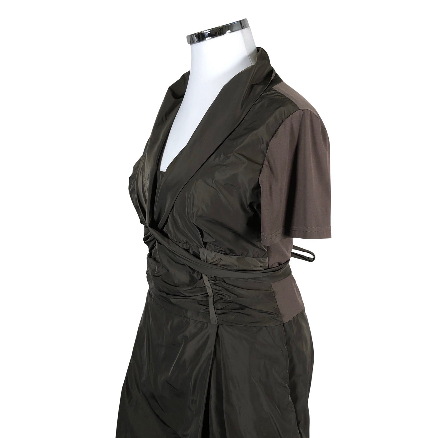 Unisex Sand - Schiffon dress, size 44 - Brown (3)