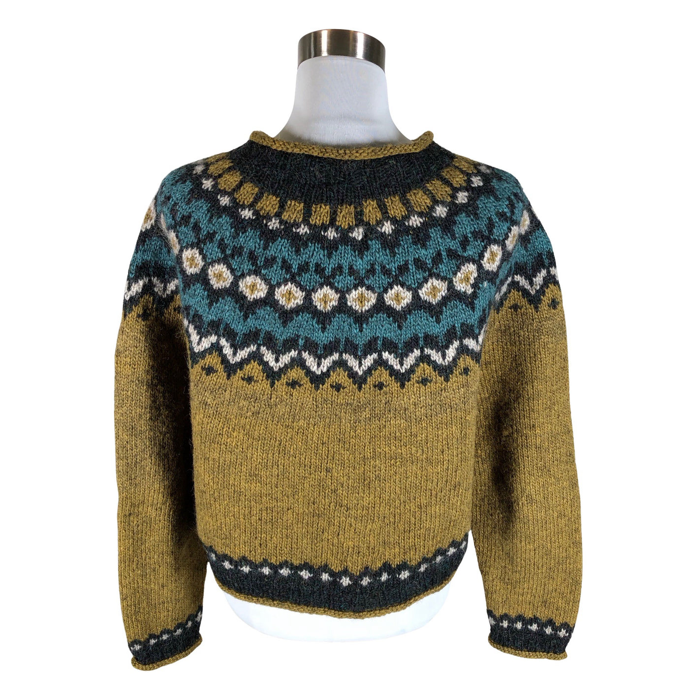 Unisex Handmade - Cardigan, size 40 - Brown (2)