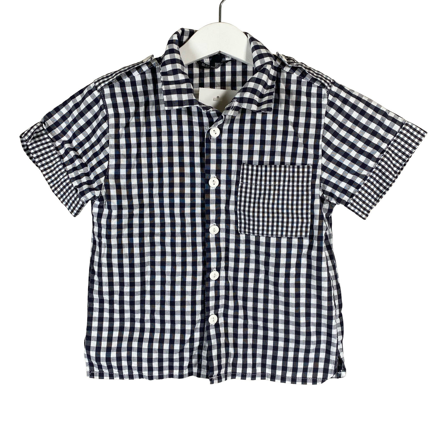 Unisex Marimekko - Collared shirt, size 104 - 110 - Gray (1)