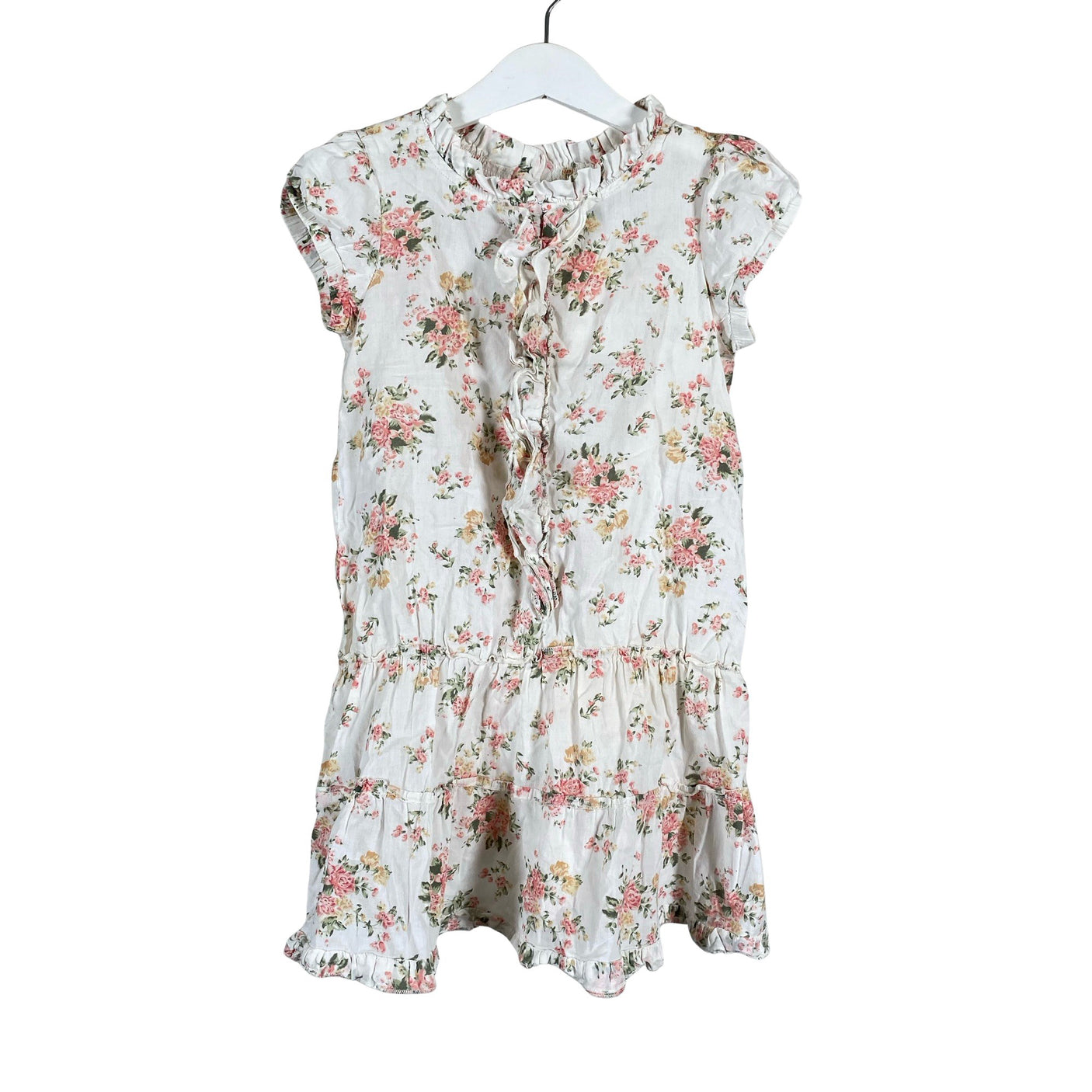 Unisex Benetton - Dress, size 110 - 116 - White (1)