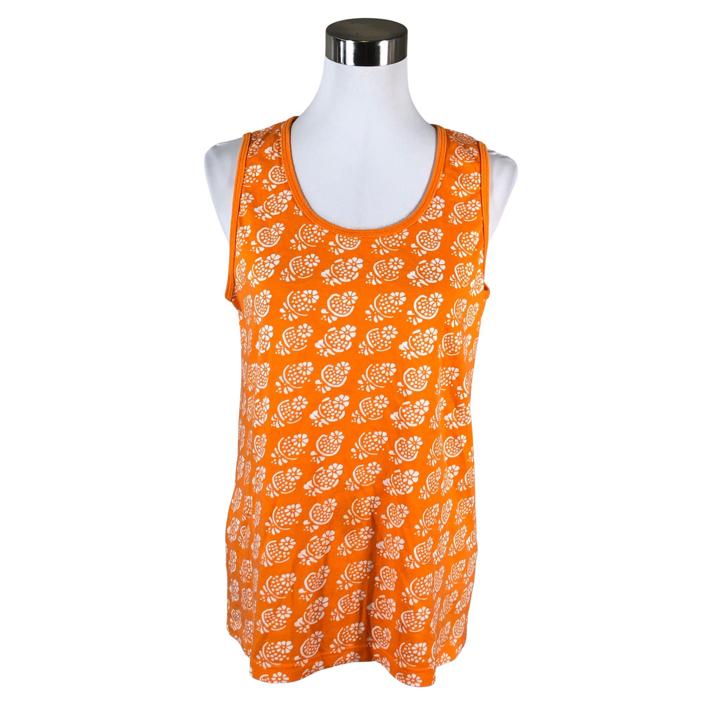 Unisex Marimekko - Tricot tank top, size 40 - Orange (1)