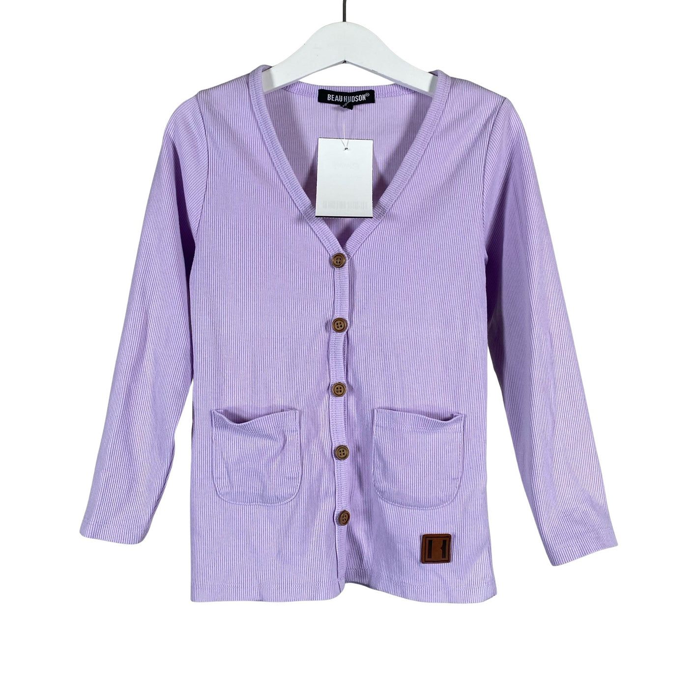Unisex Beau Hudson - Tricot shirt, size 110 - 116 - Violet (1)