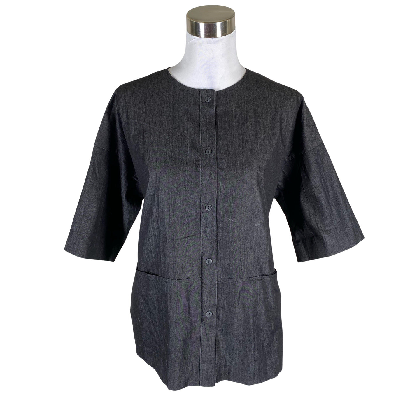 Unisex Voglia - Short-sleeved blouse, size 40 - Gray (1)